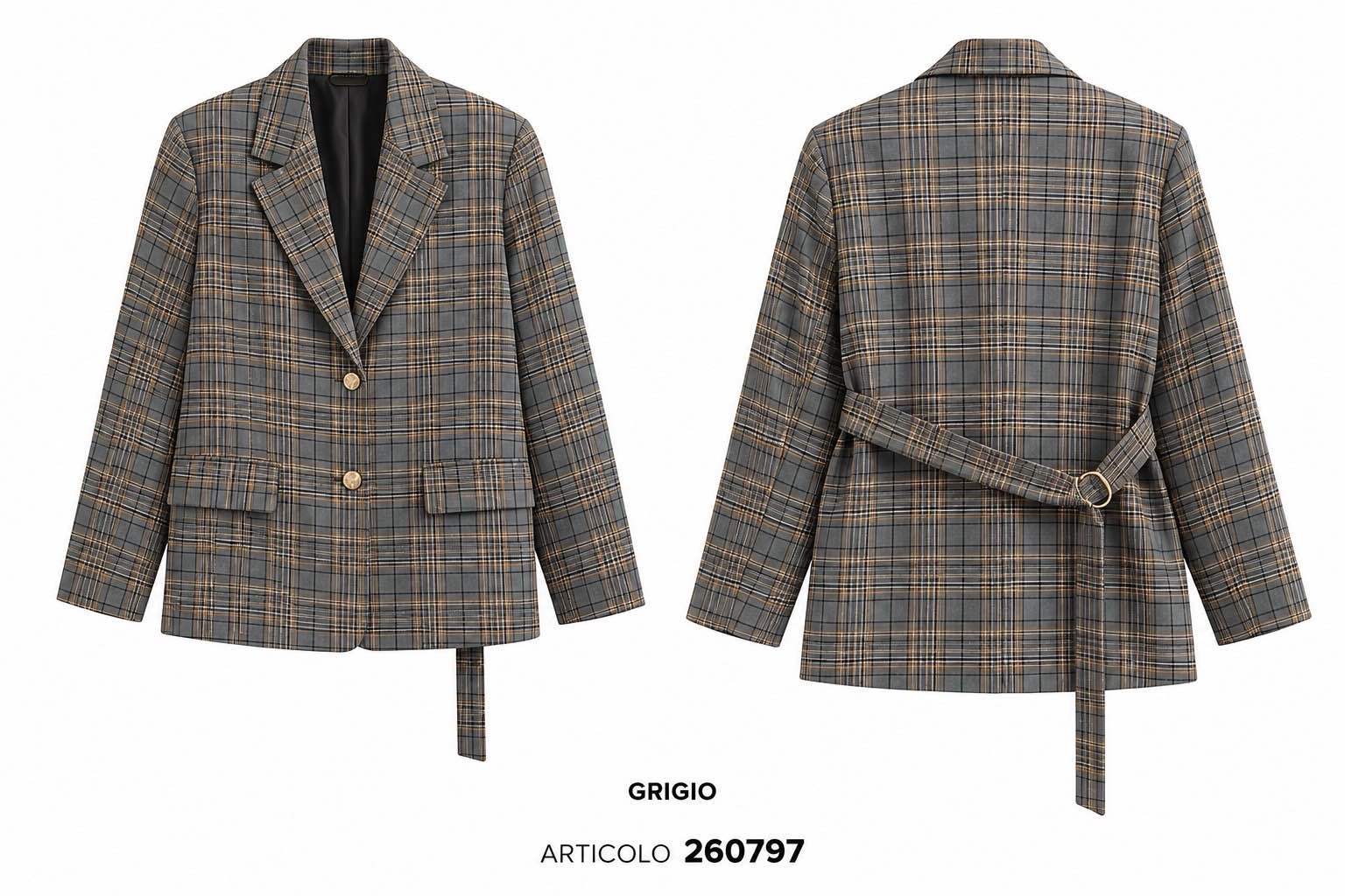 Tailored Hip-Length Jacket