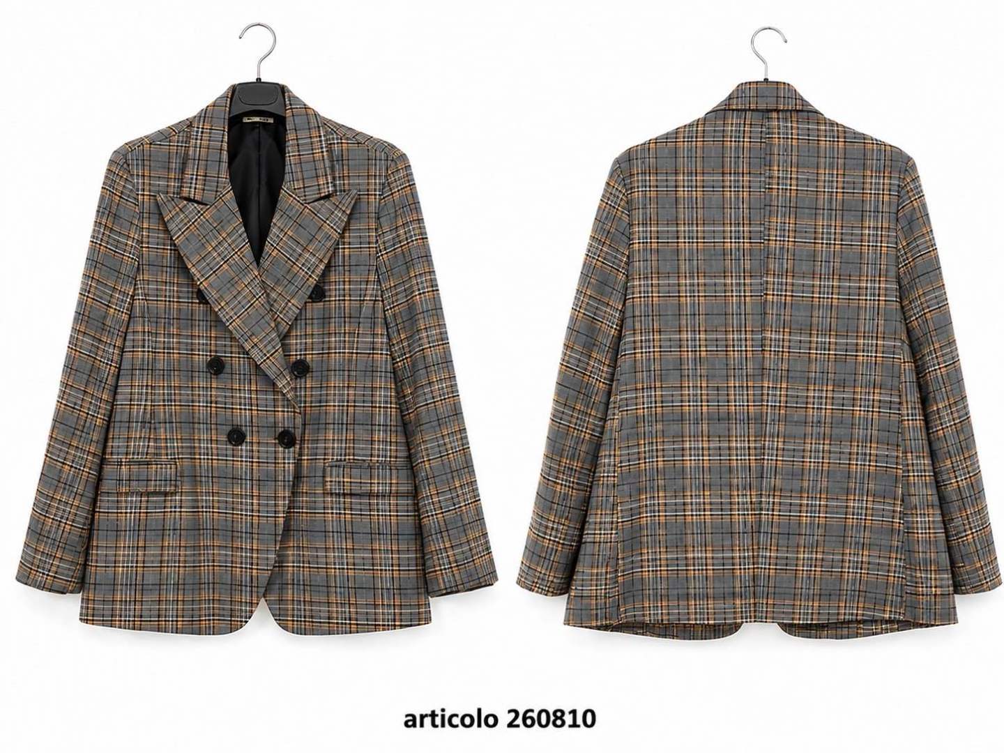 Tailored Checked Blazer