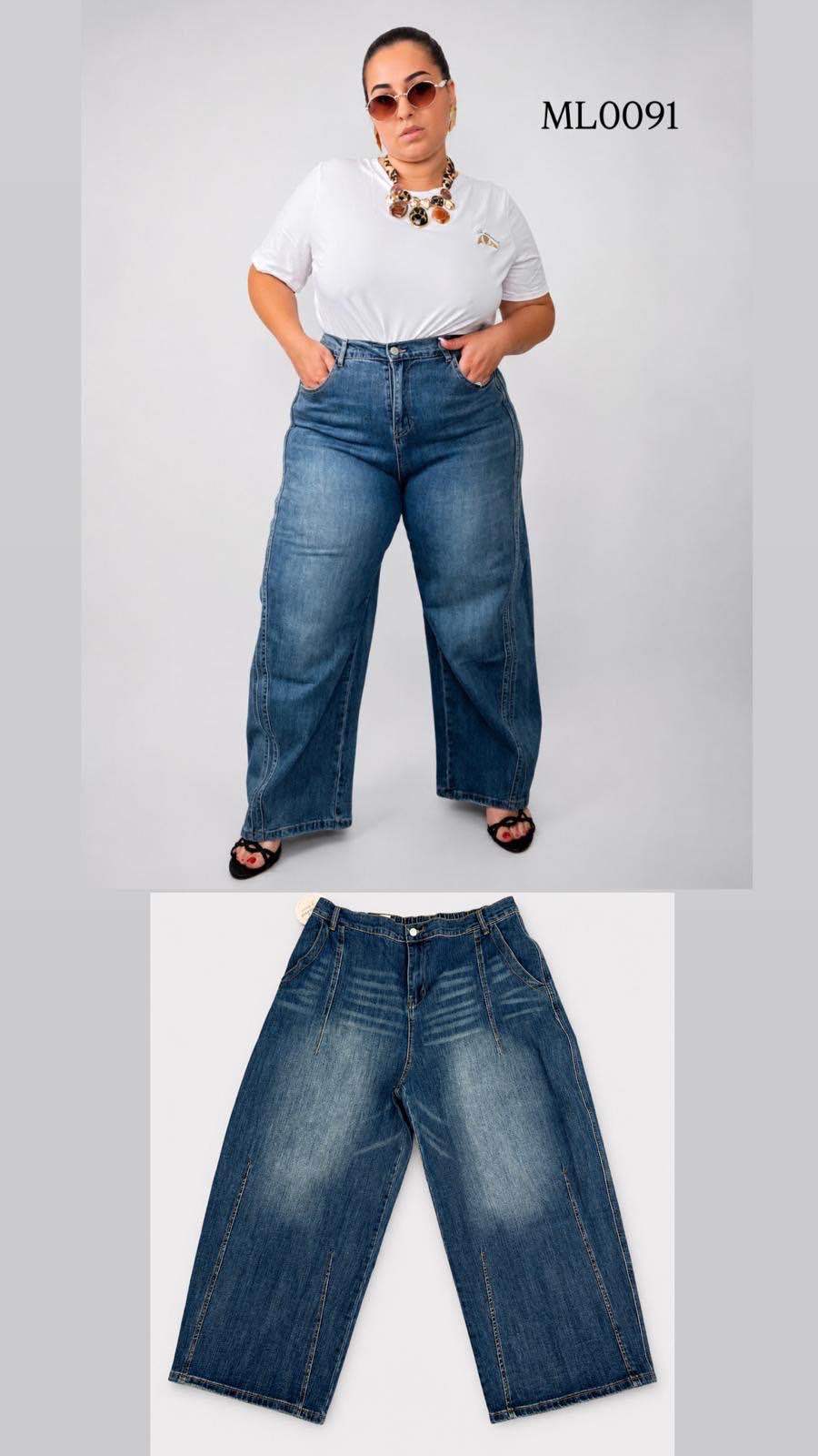Wide-Leg Jeans