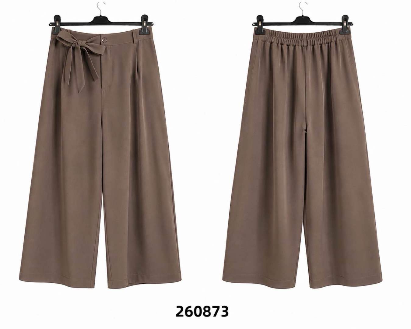 High‑Waist Culotte Trousers