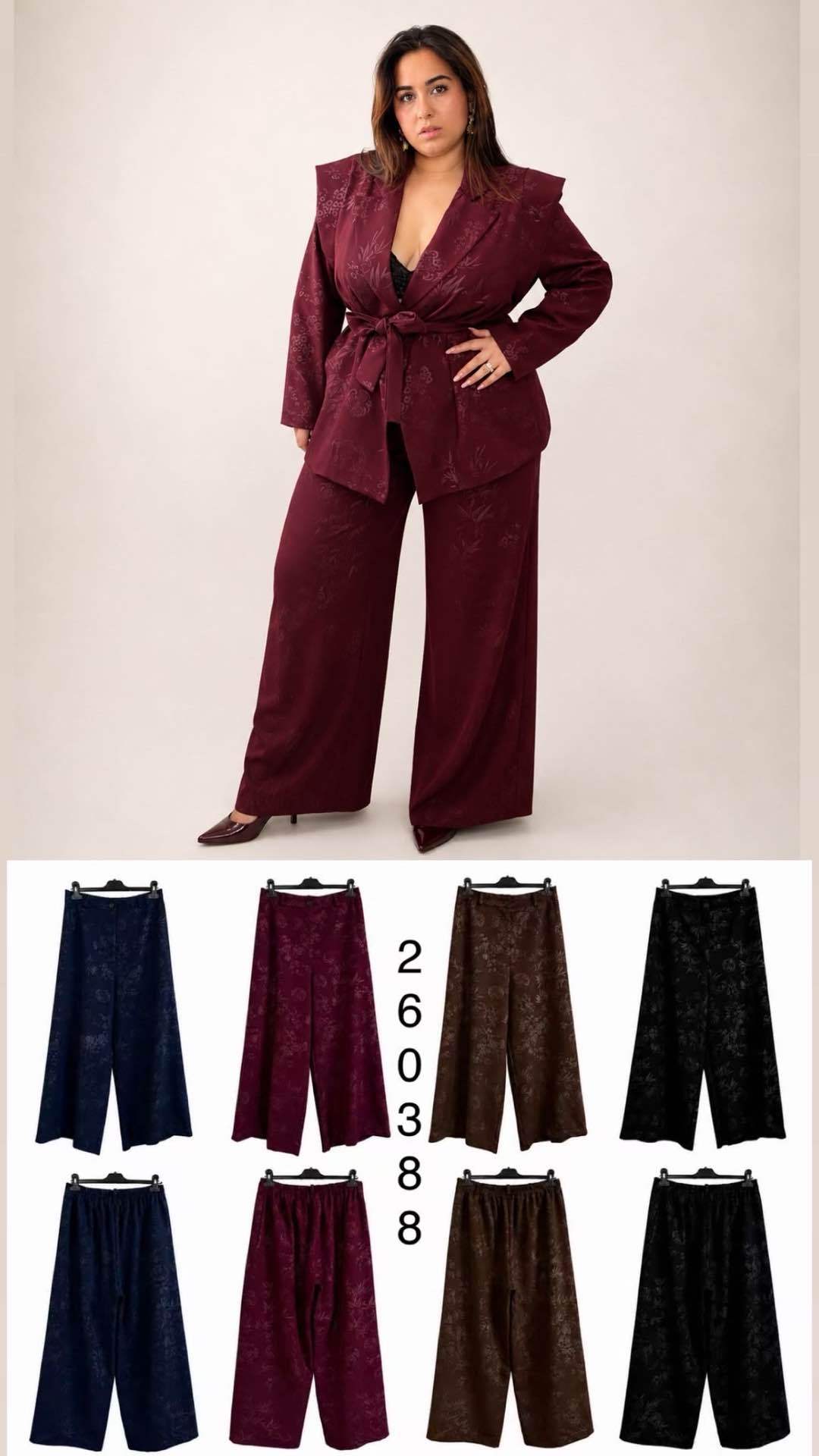 Jacquard Palazzo Trousers