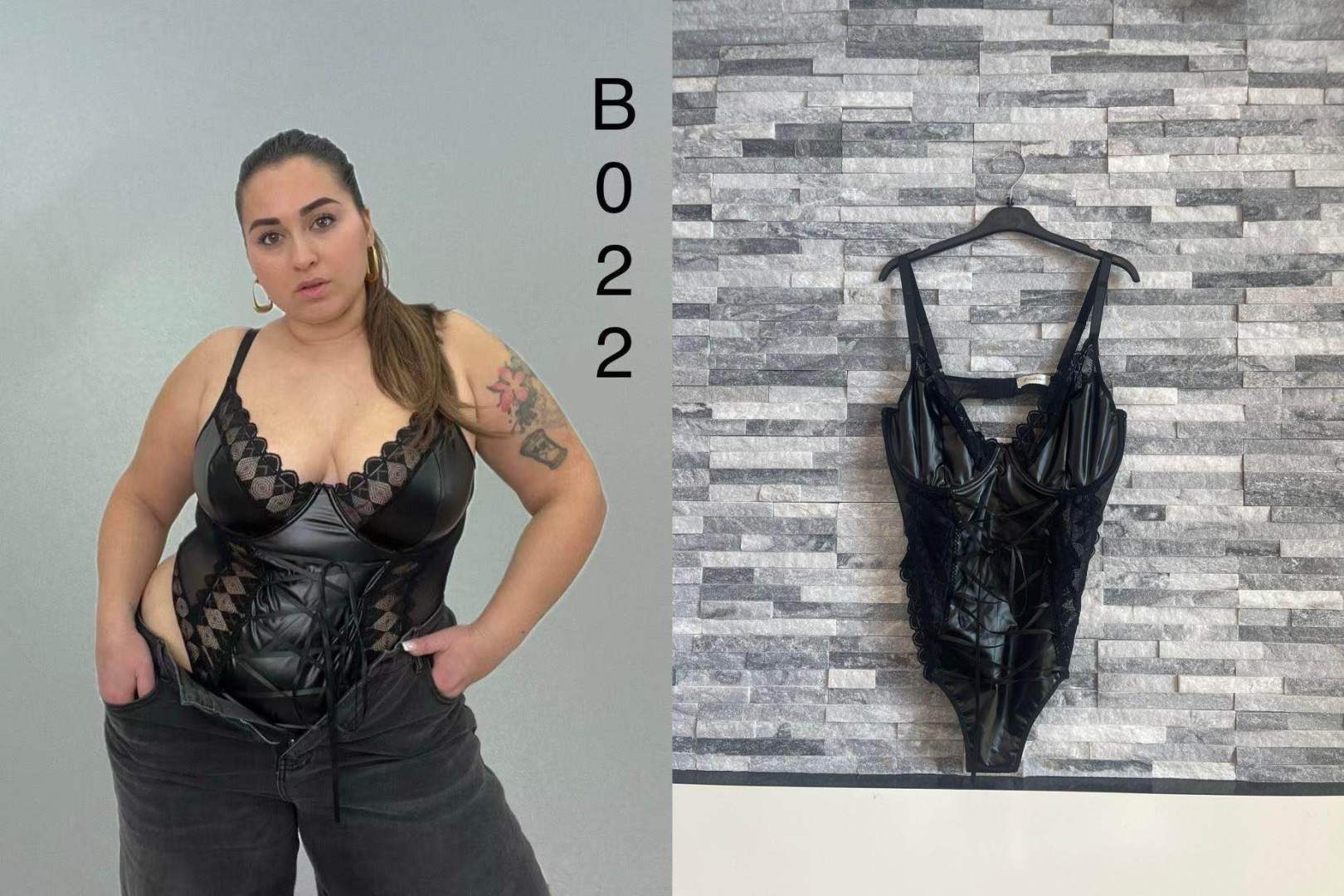 Lace-Up Corset Top