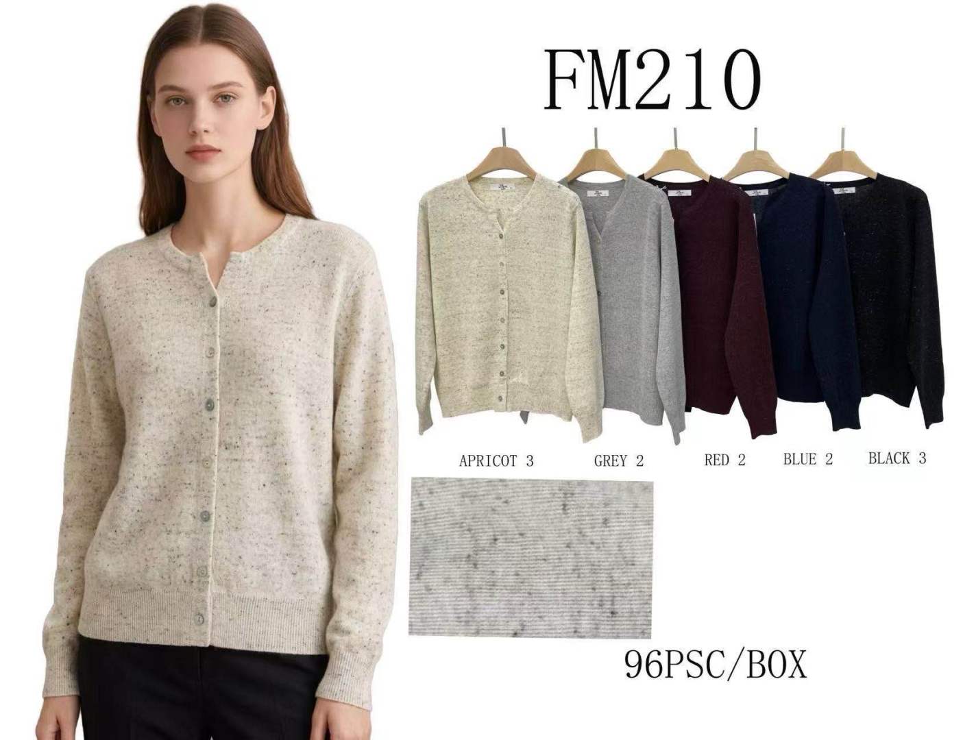 Short Cardigan with Decorative Buttons