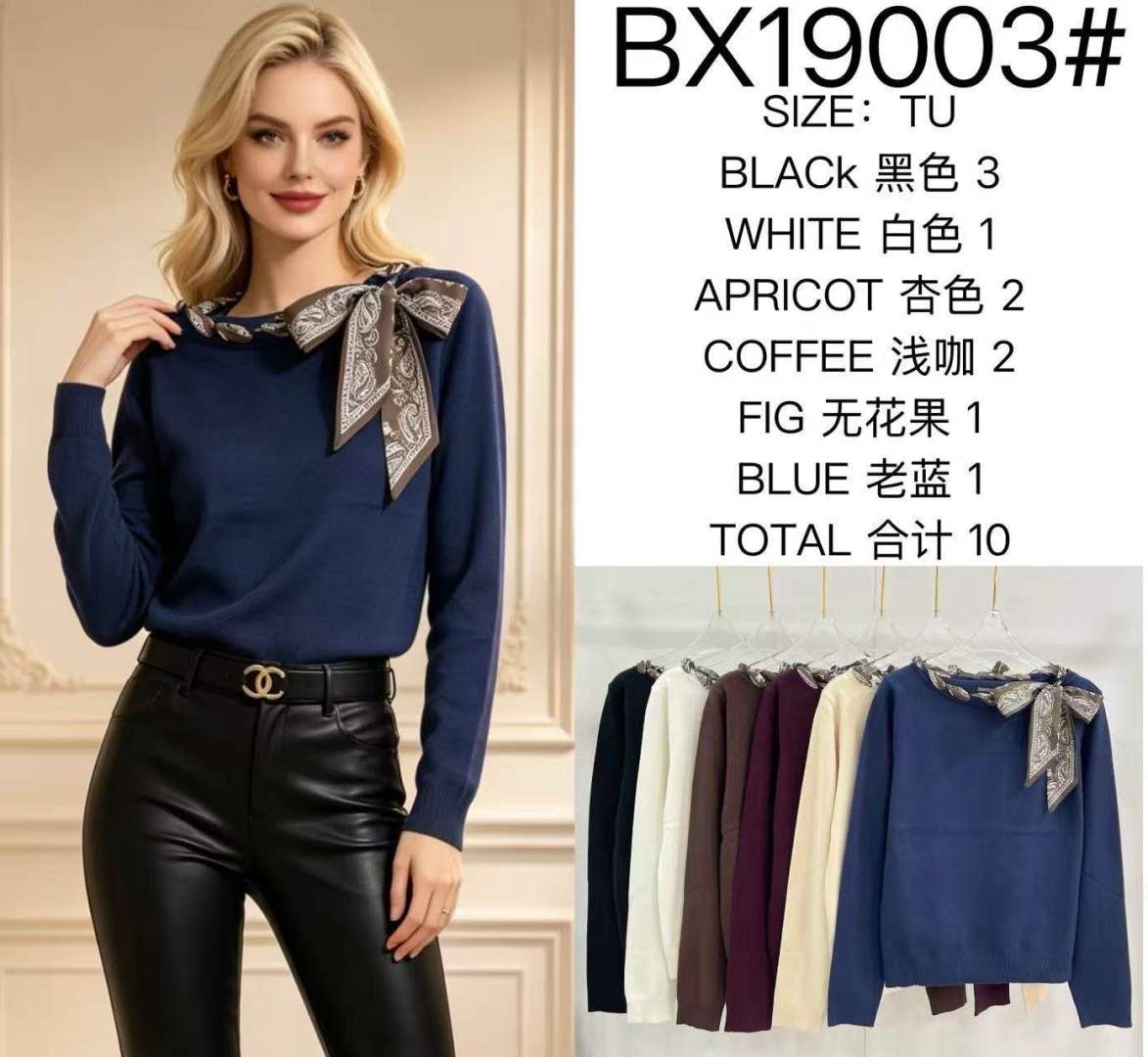 Bow-Trim Sweater
