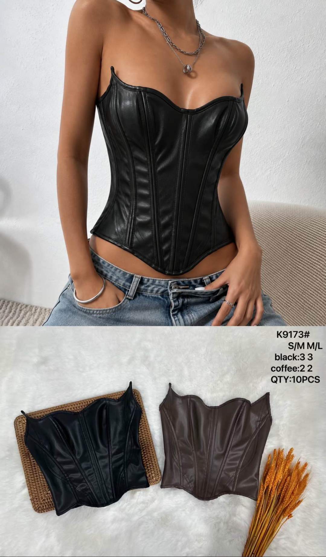 Heart-Shaped Corset Top