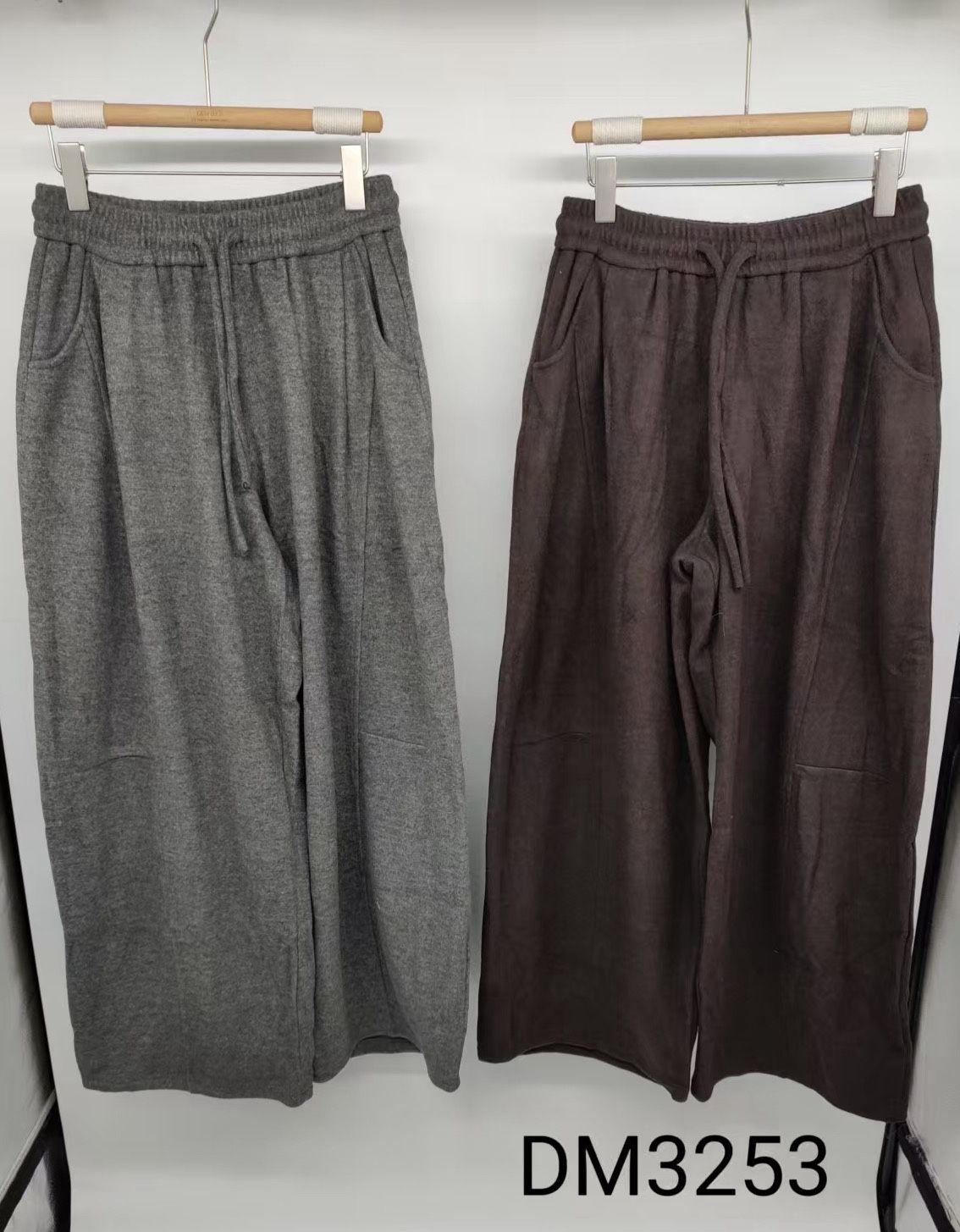 Wide‑Leg Drawstring Trousers