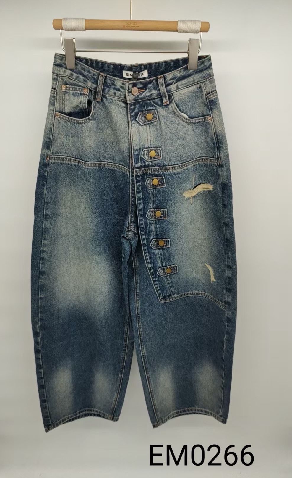 Relaxed Straight Ankle Trousers