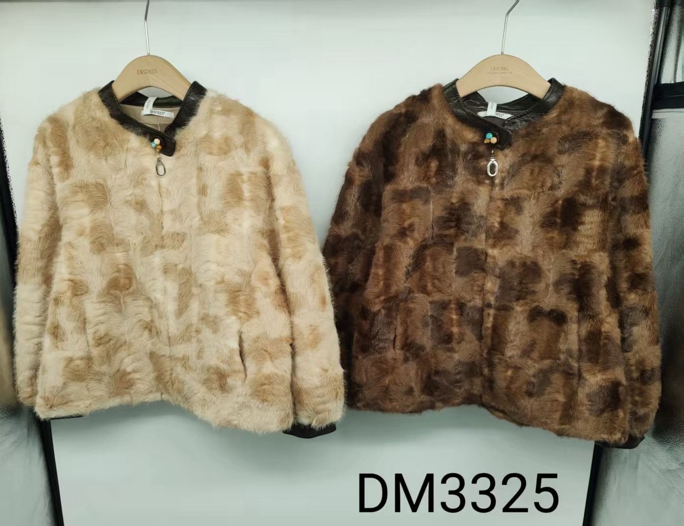 Short Faux-Fur Zip Jacket