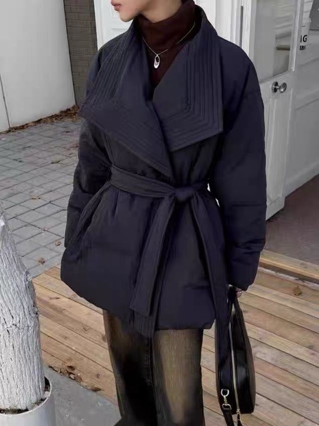 Midi Tie-Waist Coat
