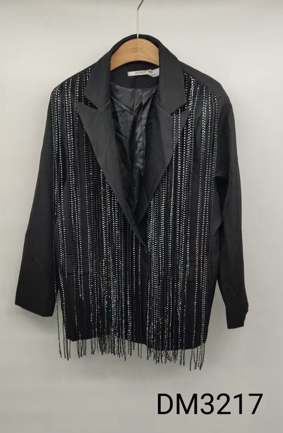 Tailored Blazer with Fringe