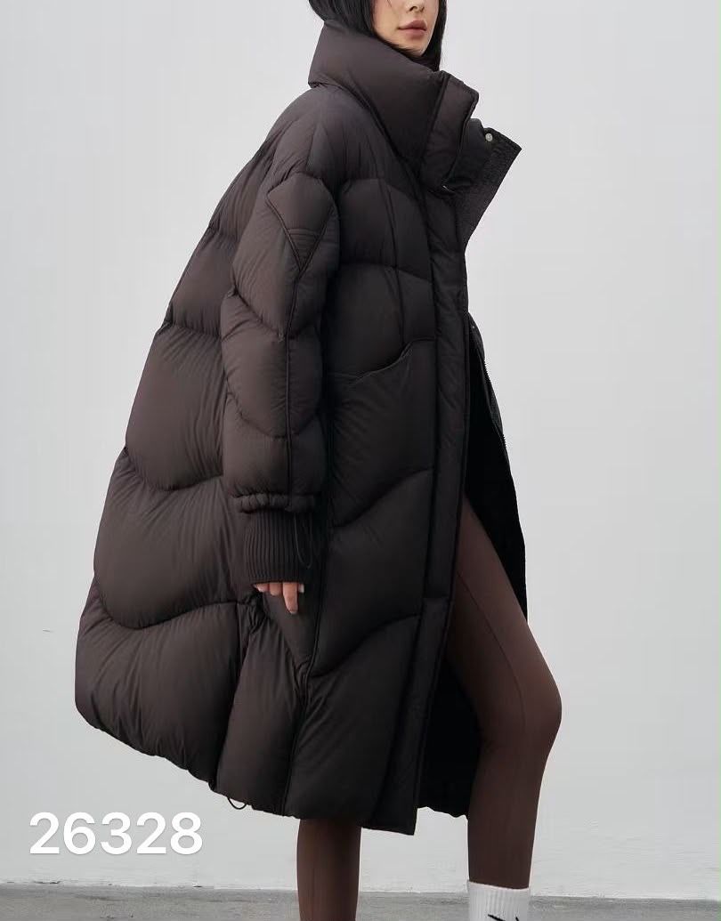 Oversize Midi Quilted Coat