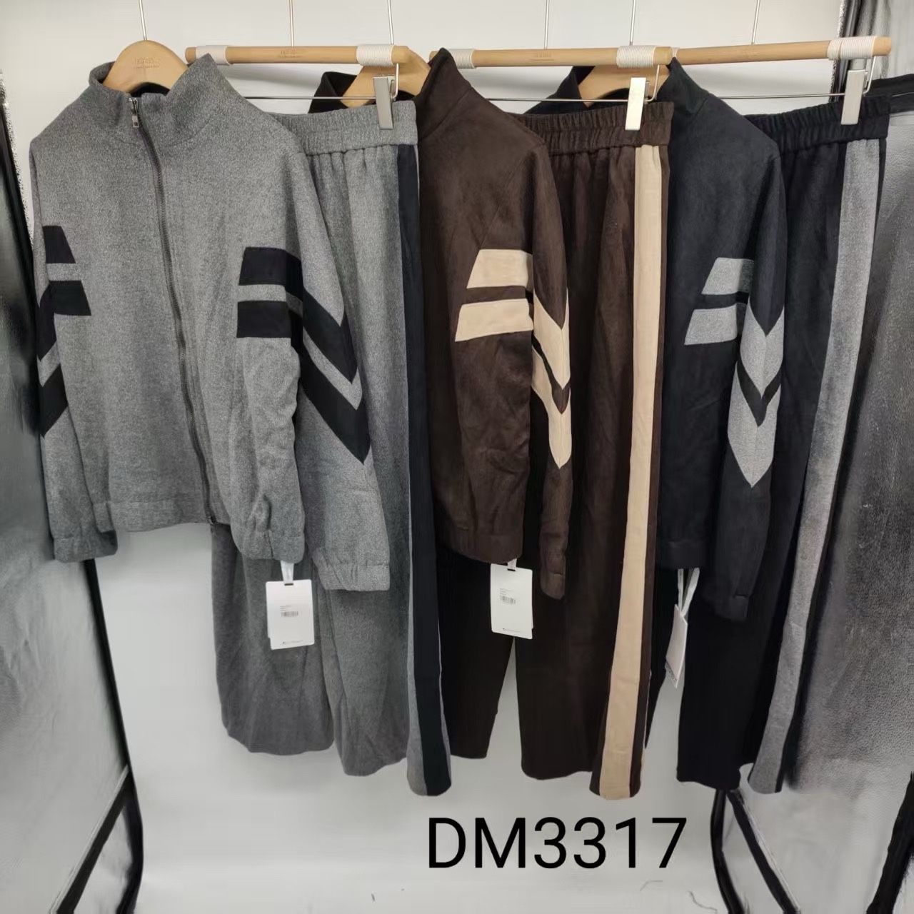 Sweat Set — Funnel-Neck Top & Trousers