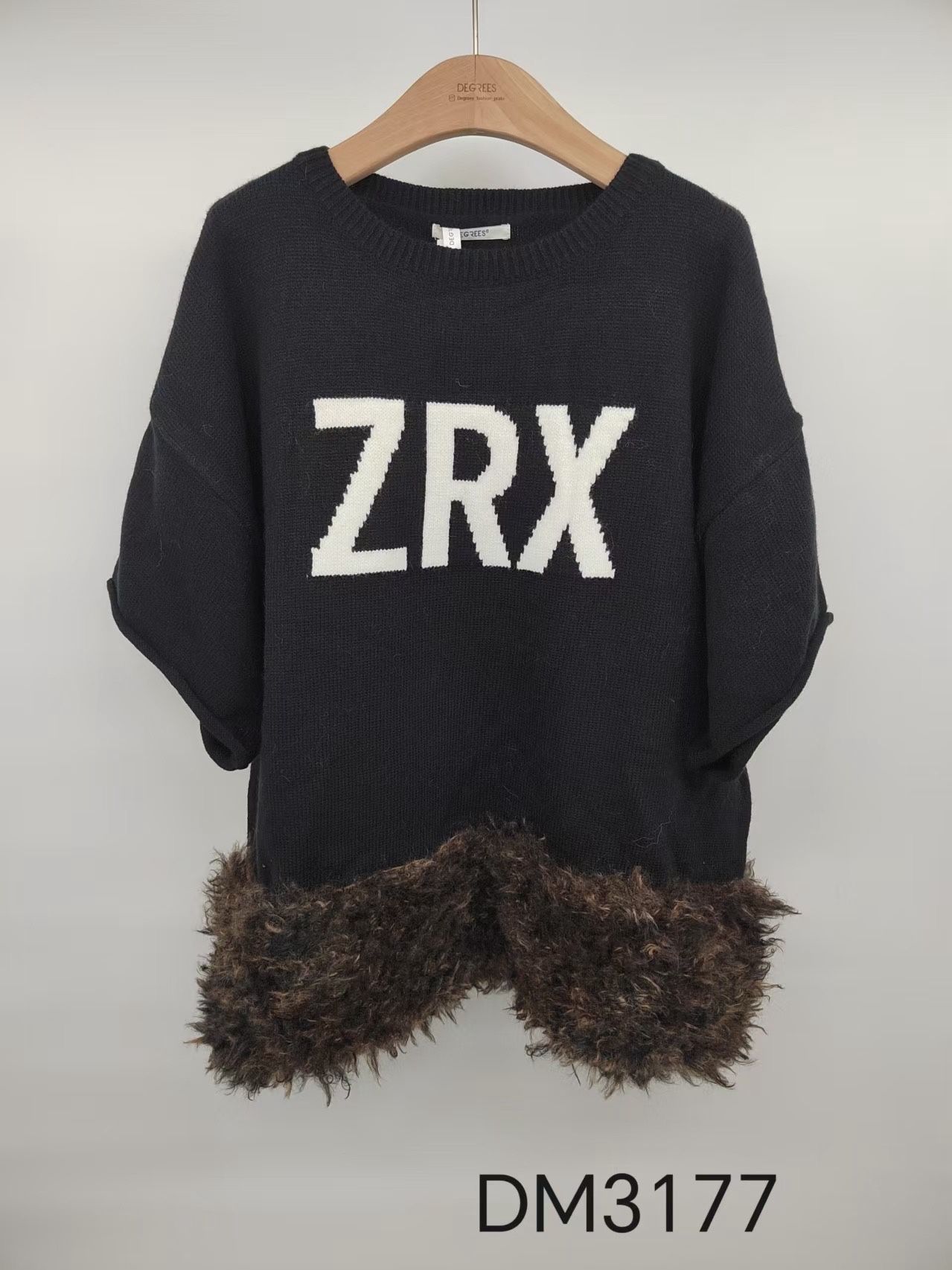 Oversized Fringe Sweater