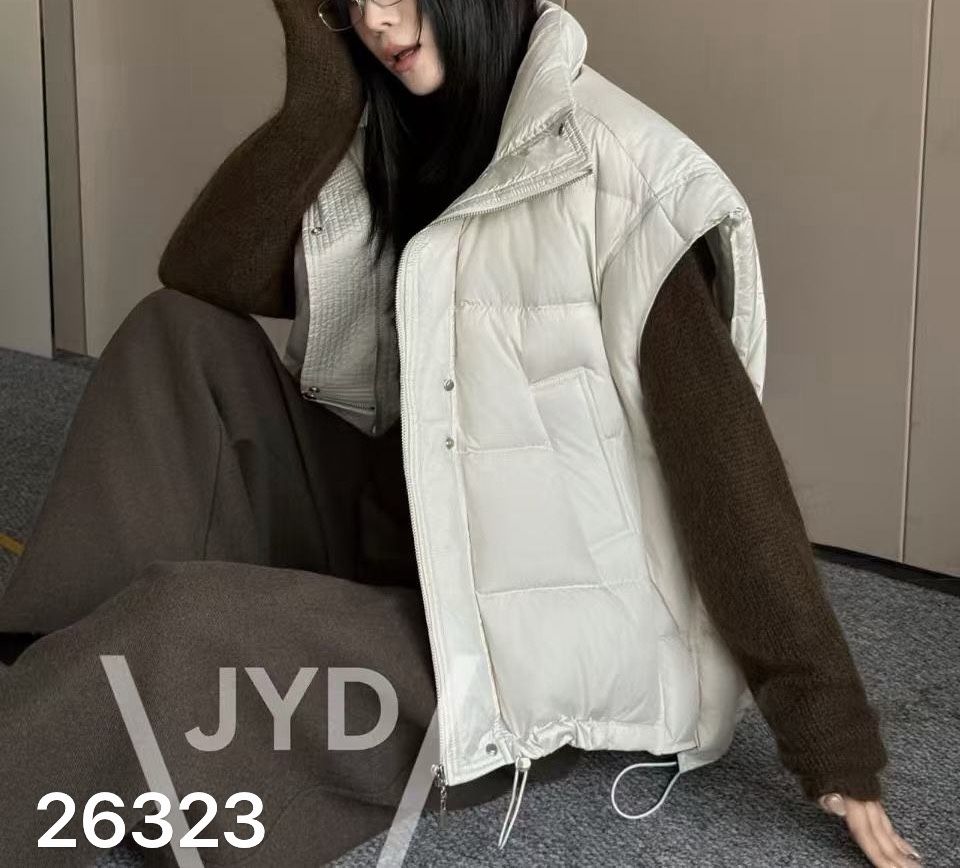 Quilted High-Neck Vest
