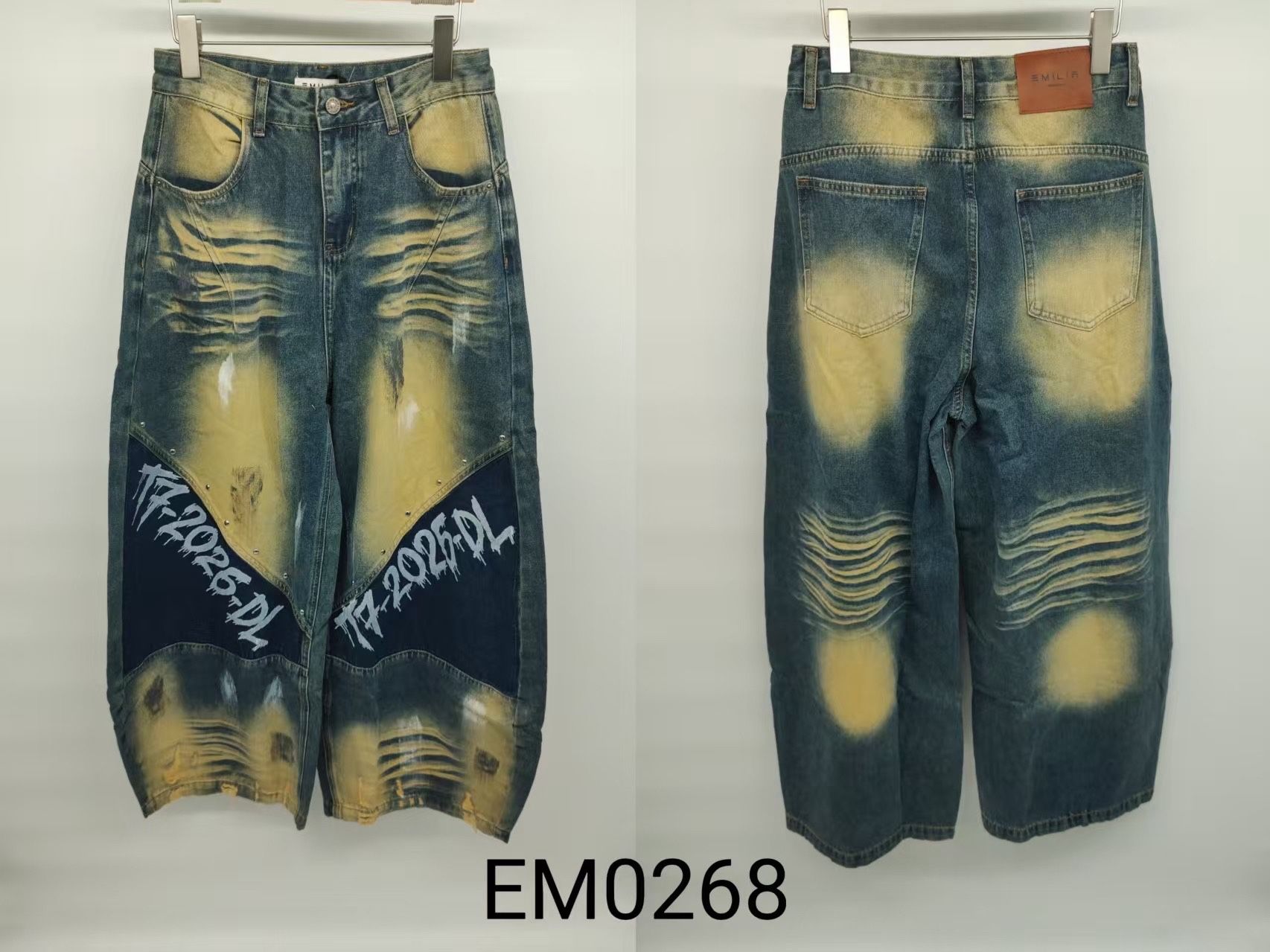Relaxed Wide‑Leg Trousers