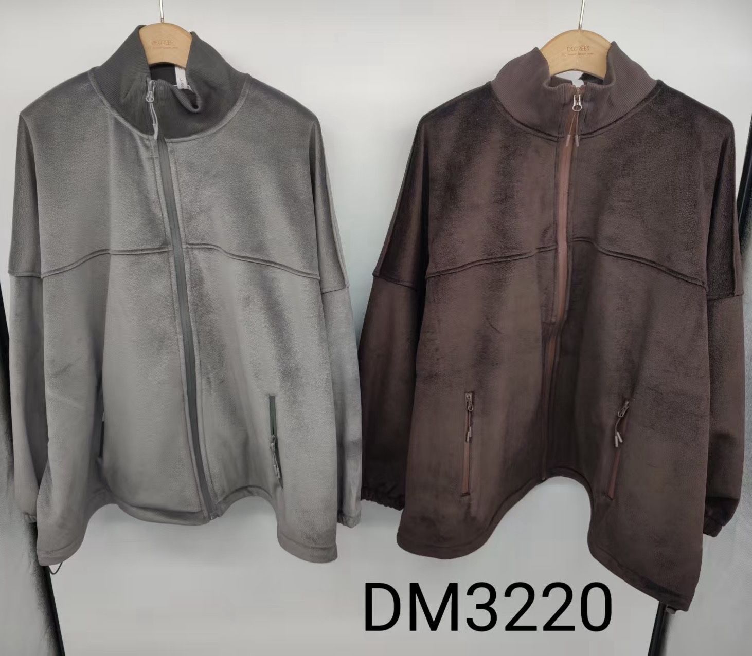 Fleece Jacket with Funnel Neck