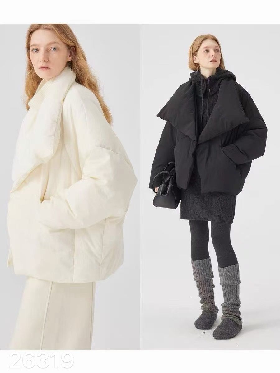 Oversized Jacket with Large Collar