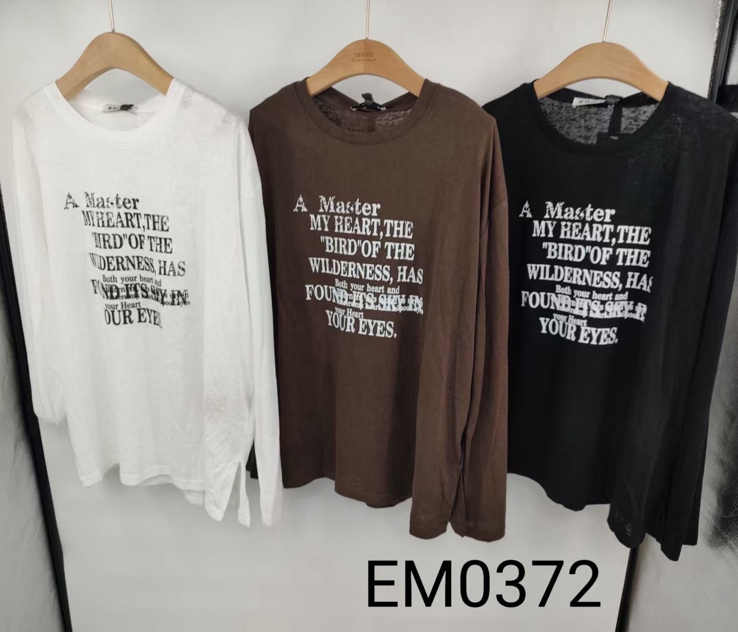 Oversize T‑Shirt with Slogan