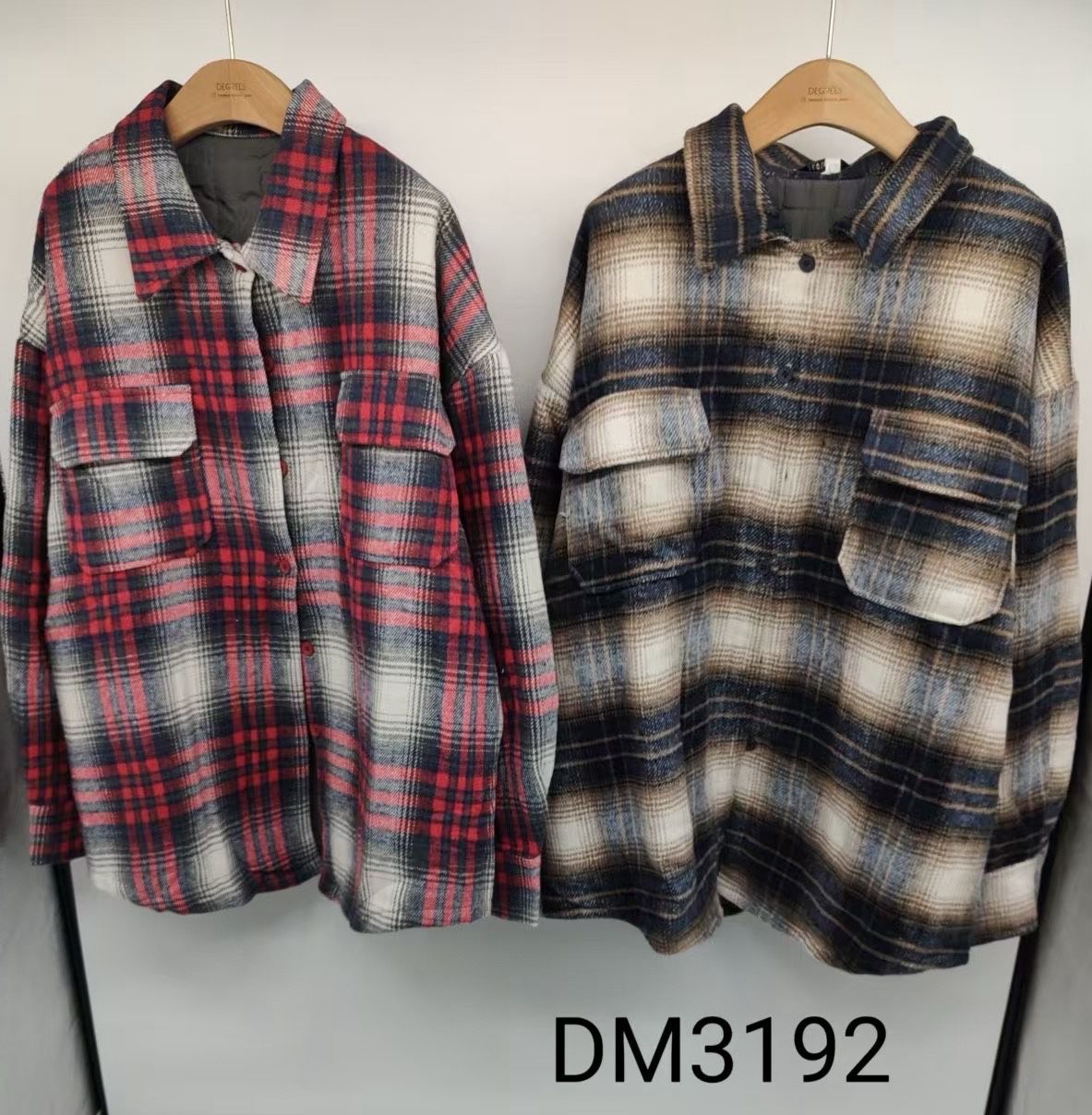 Oversize Shirt with Collar