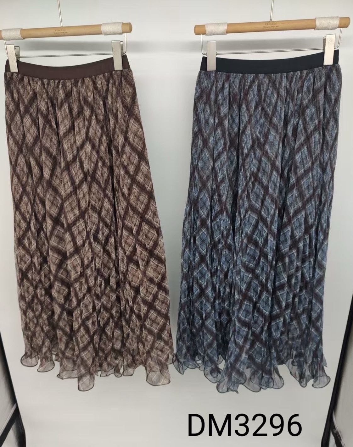 Pleated Maxi Skirt