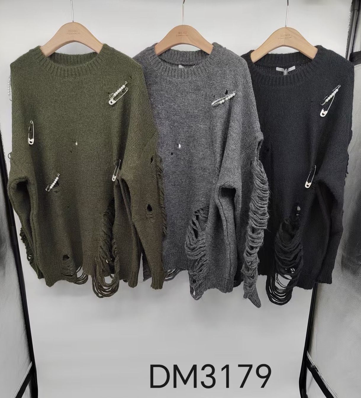 Oversized Studded Sweater