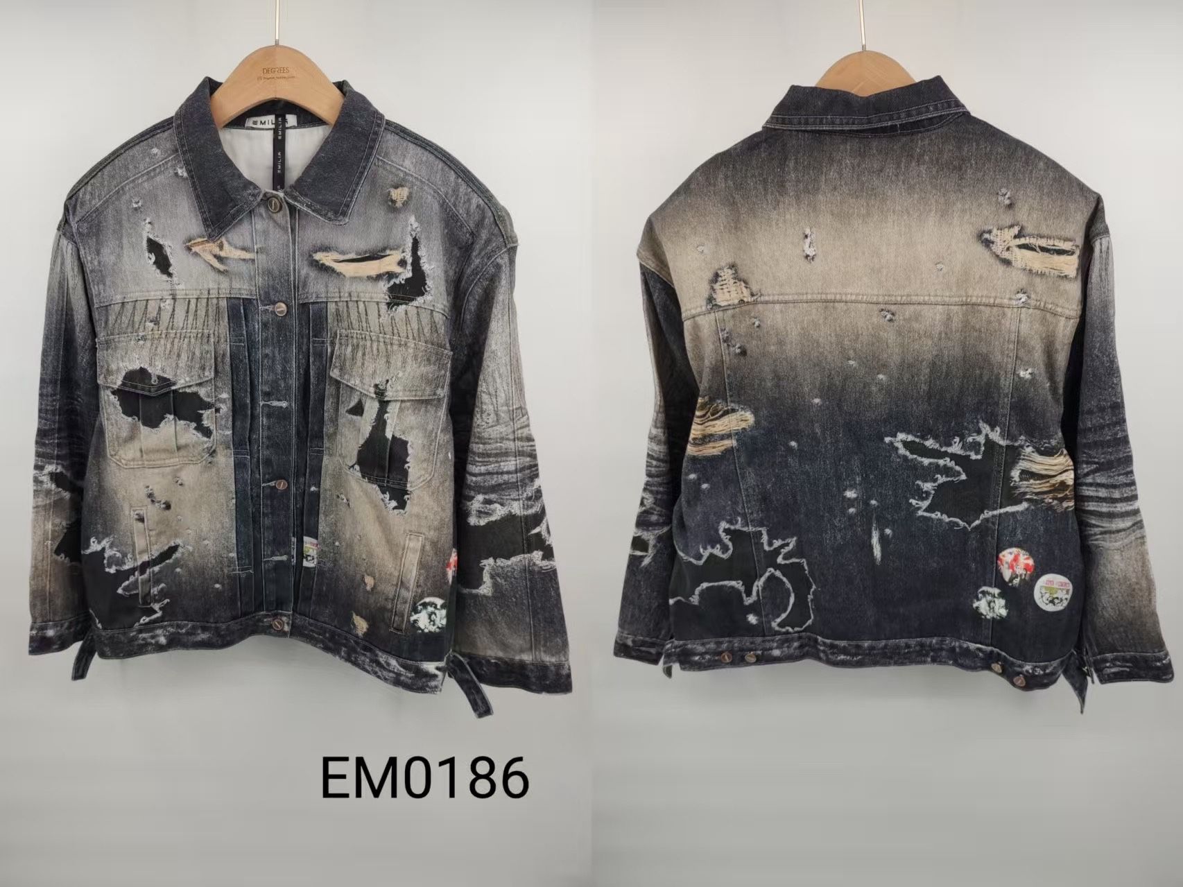 Oversized Jacket with Collar