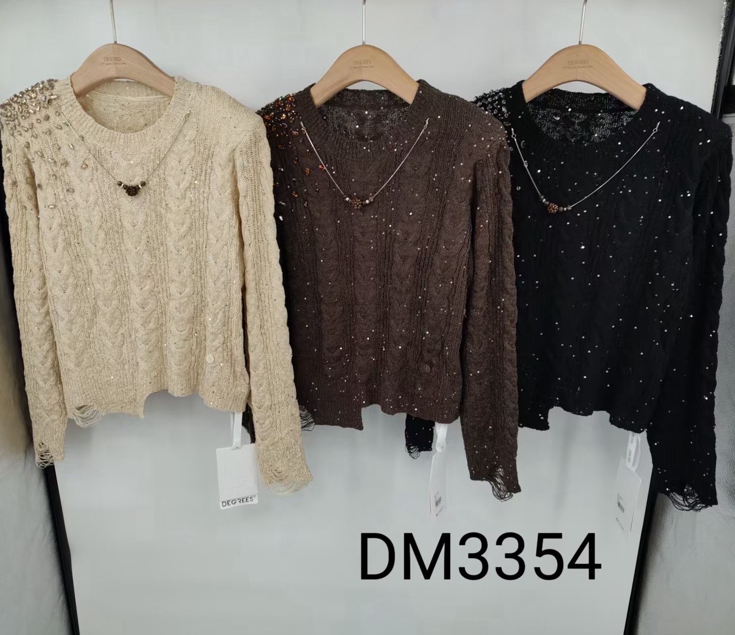 Sequin Knit Sweater