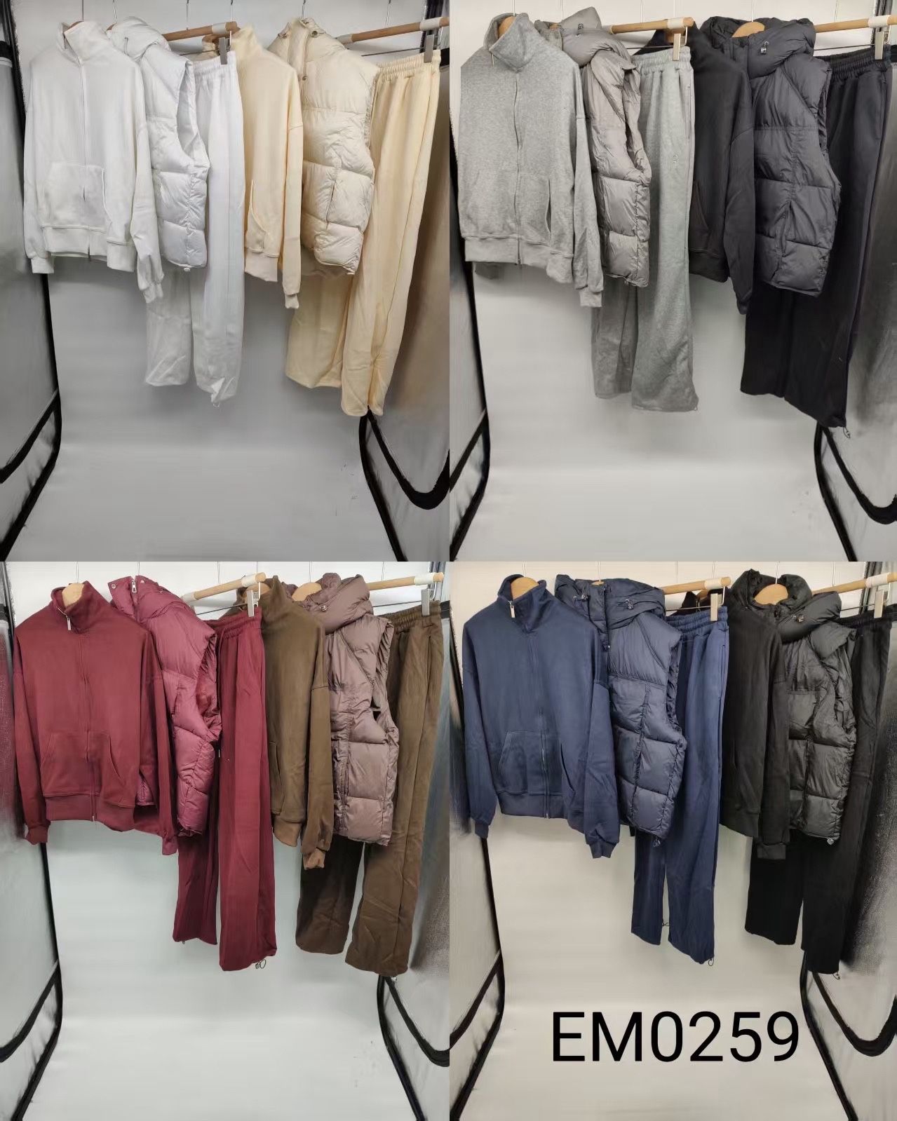 Tracksuit Set with Stand Collar