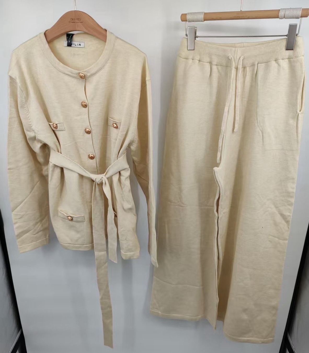 Knit Set with Belt