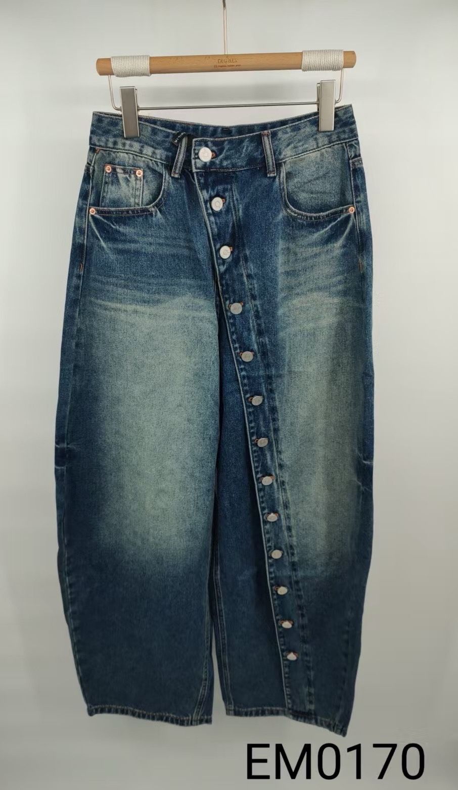 Straight Ankle-Length Jeans