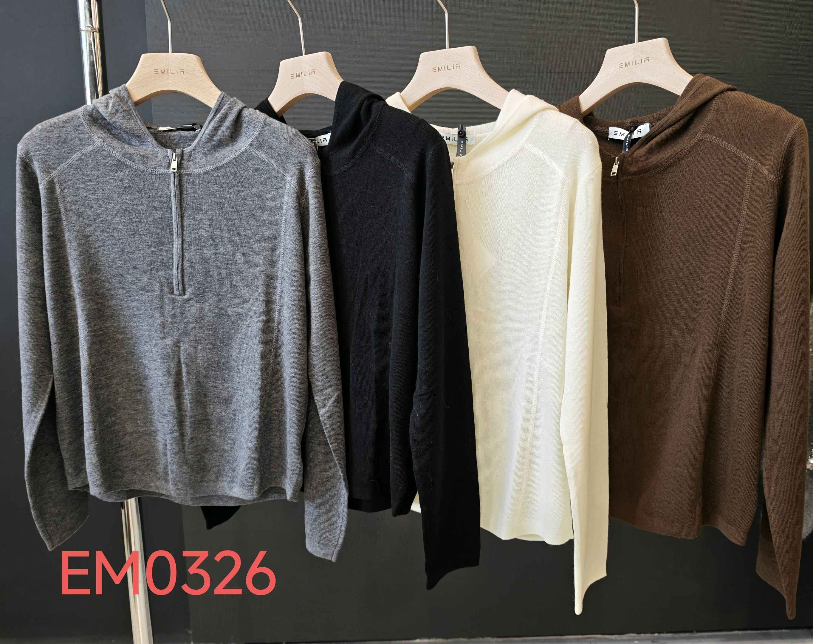 Hooded Zip Sweater