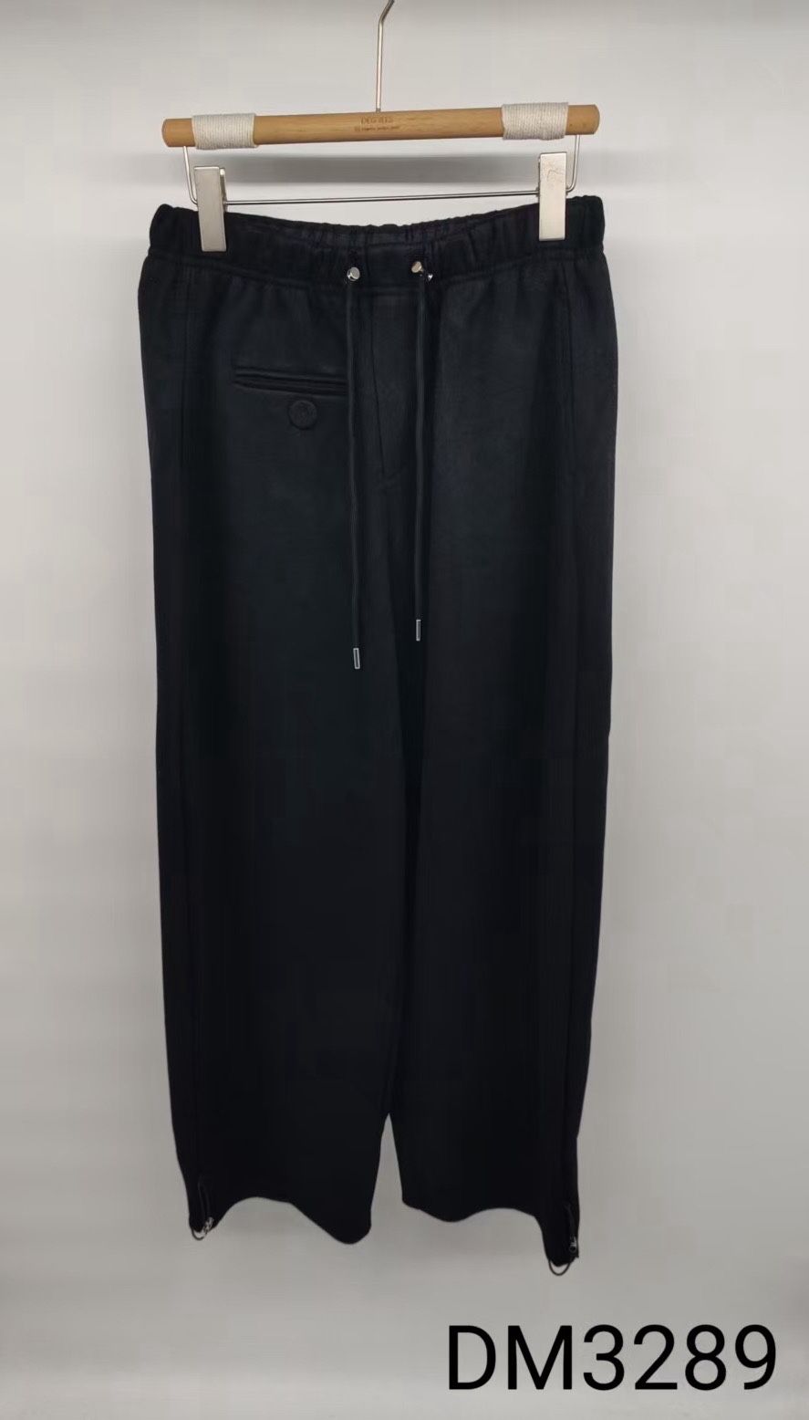 Wide-Leg Drawstring Trousers