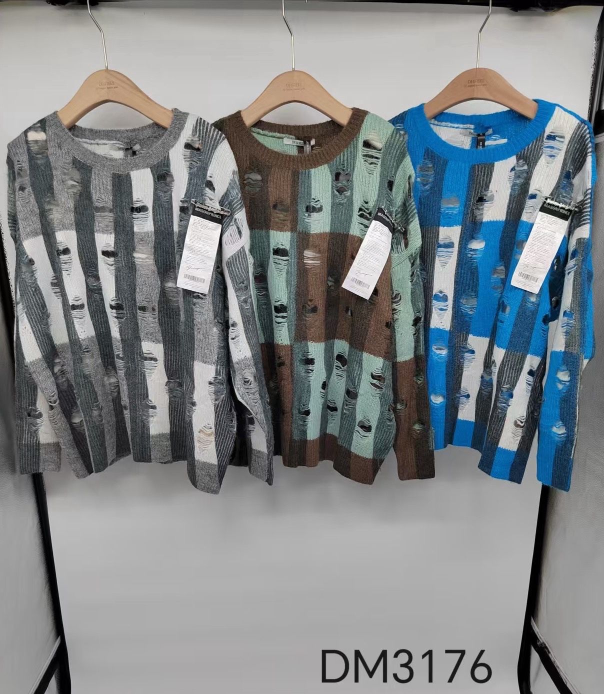 Color-Block Cutout Sweater