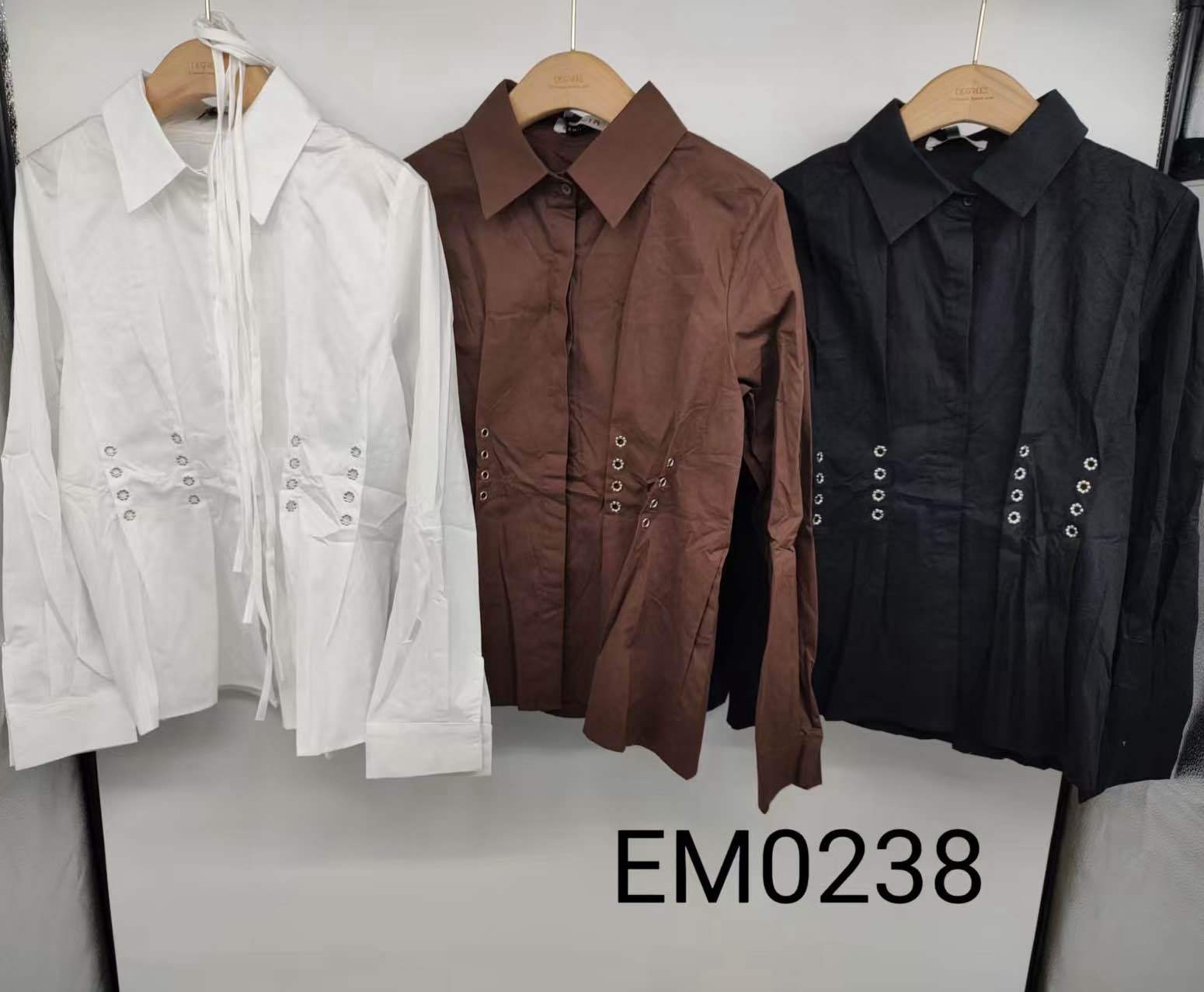 Tailored Tie-Waist Shirt