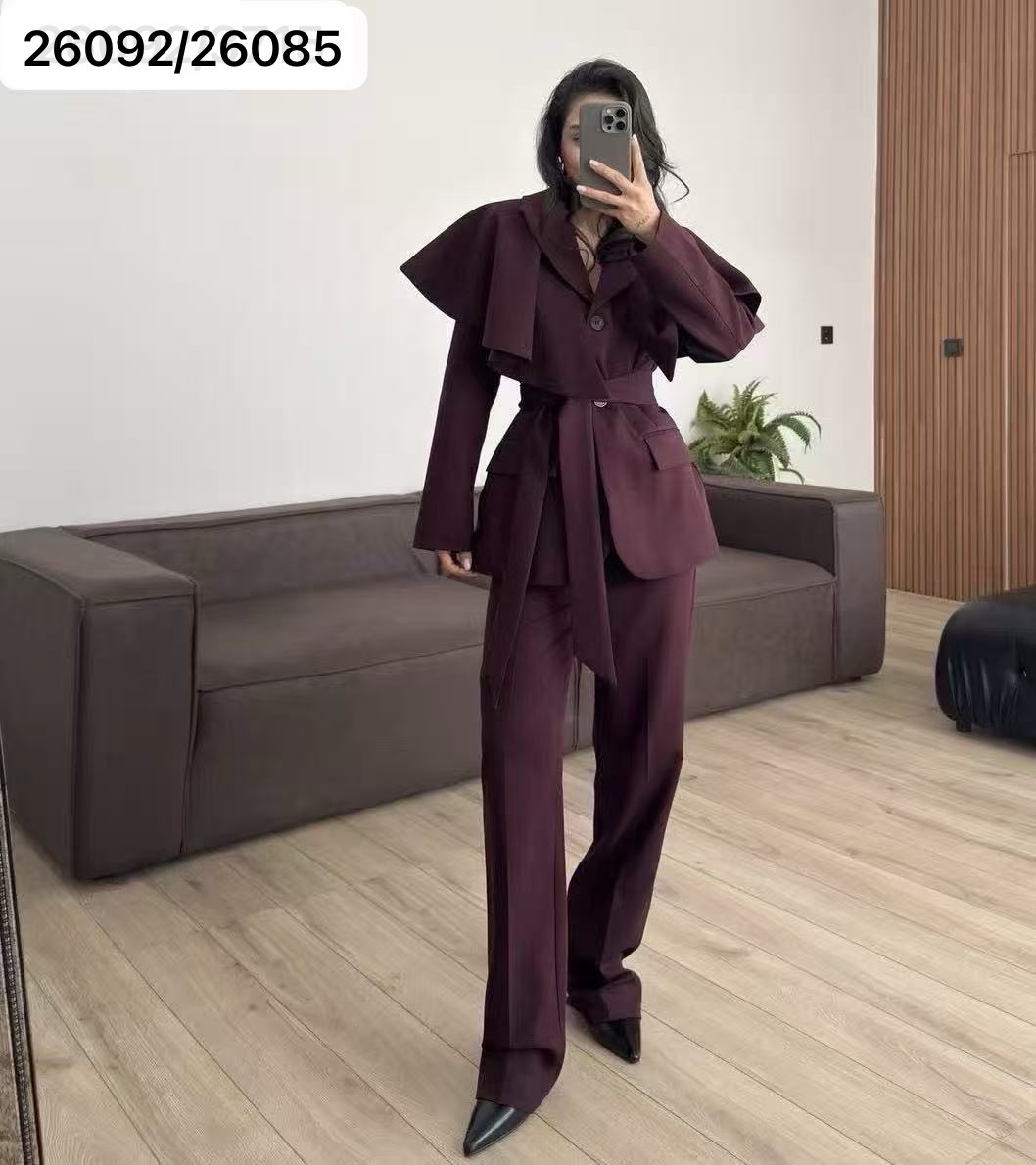 Tailored Cinched Suit Set