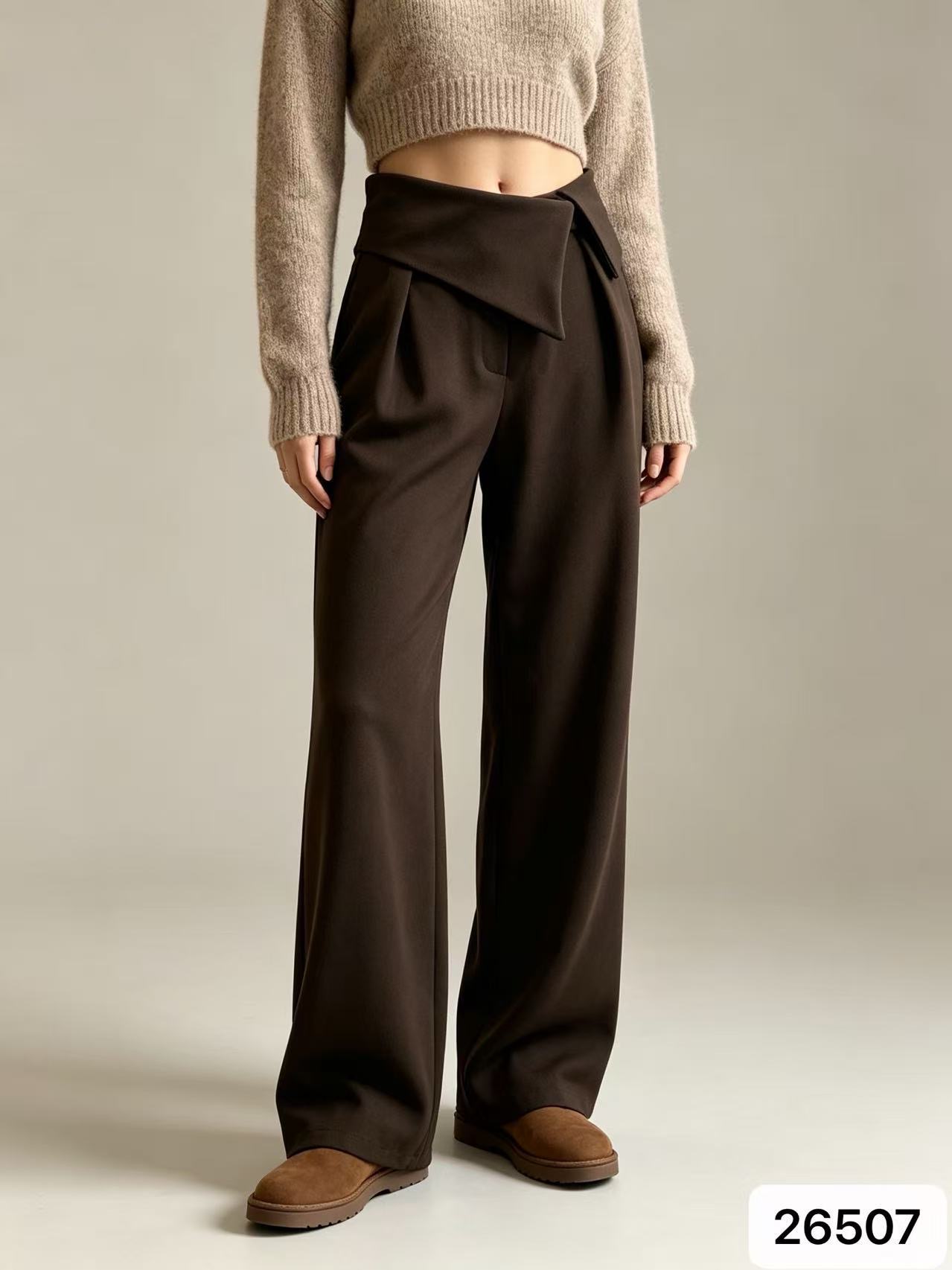 Regular Wide‑Leg Trousers