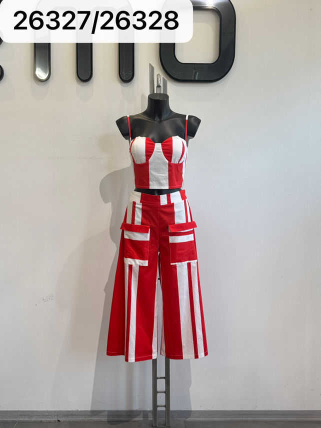 Midi Corset Set with Straps