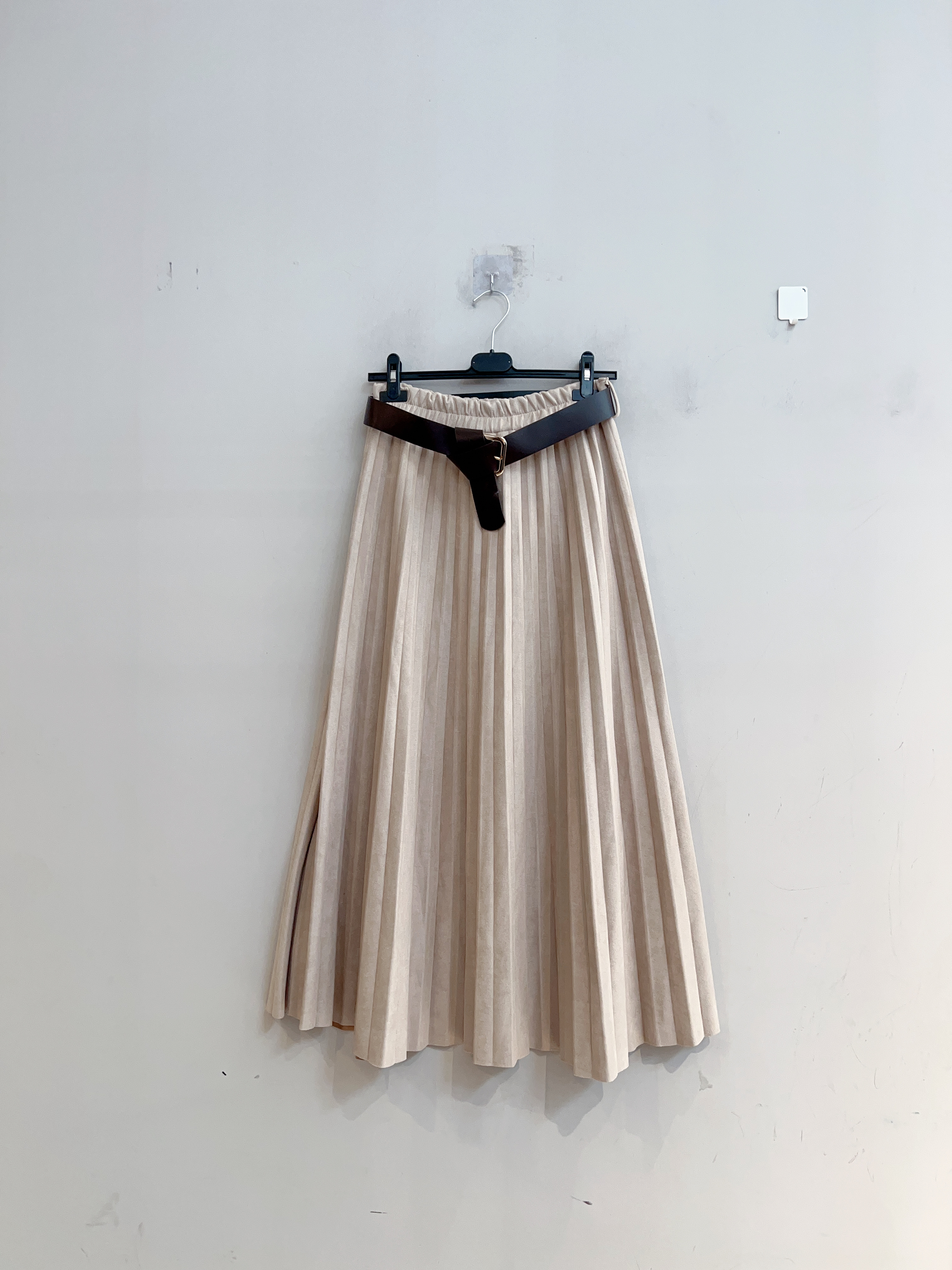 Pleated Midi Skirt
