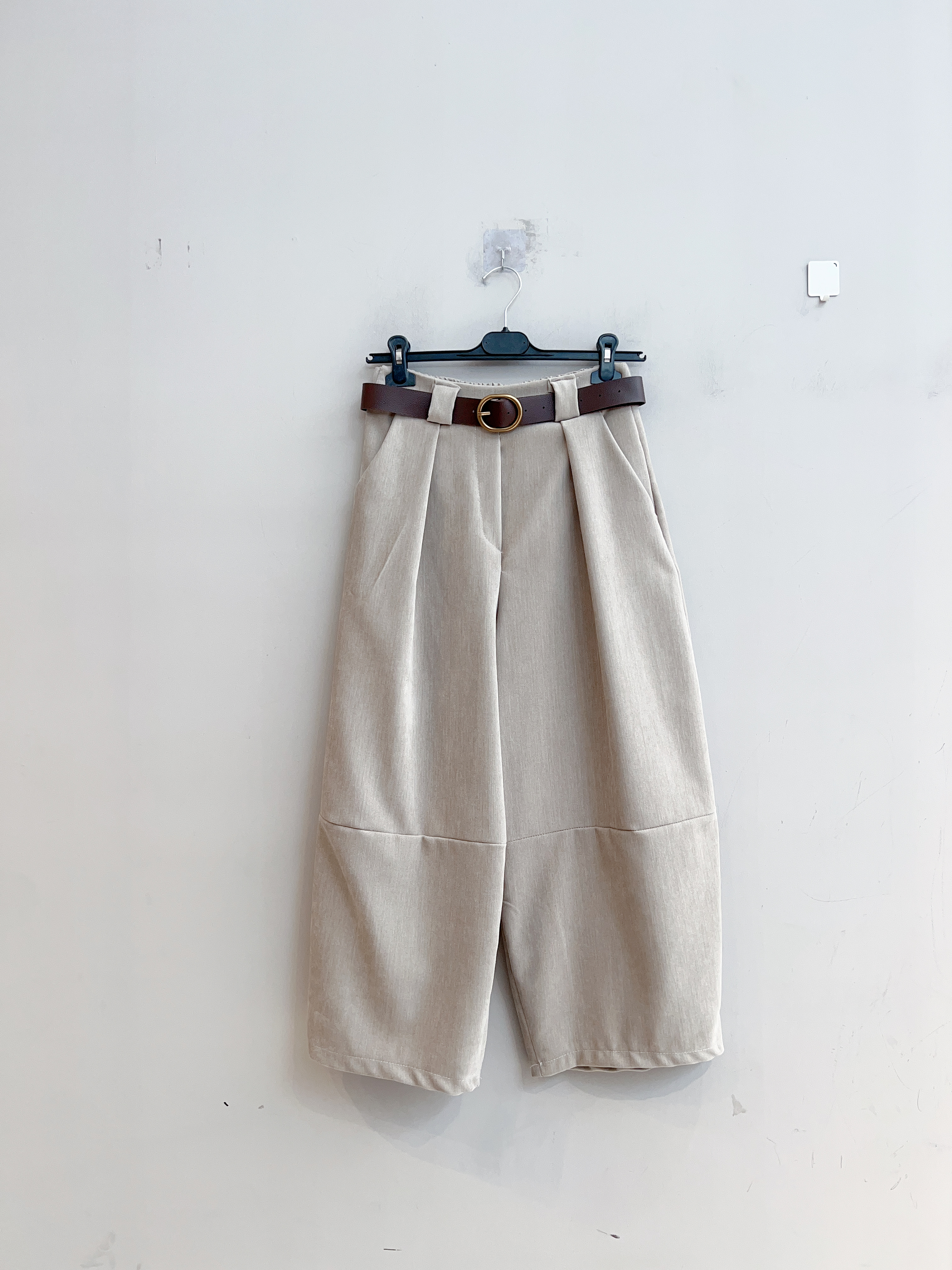 Pleated Palazzo Trousers
