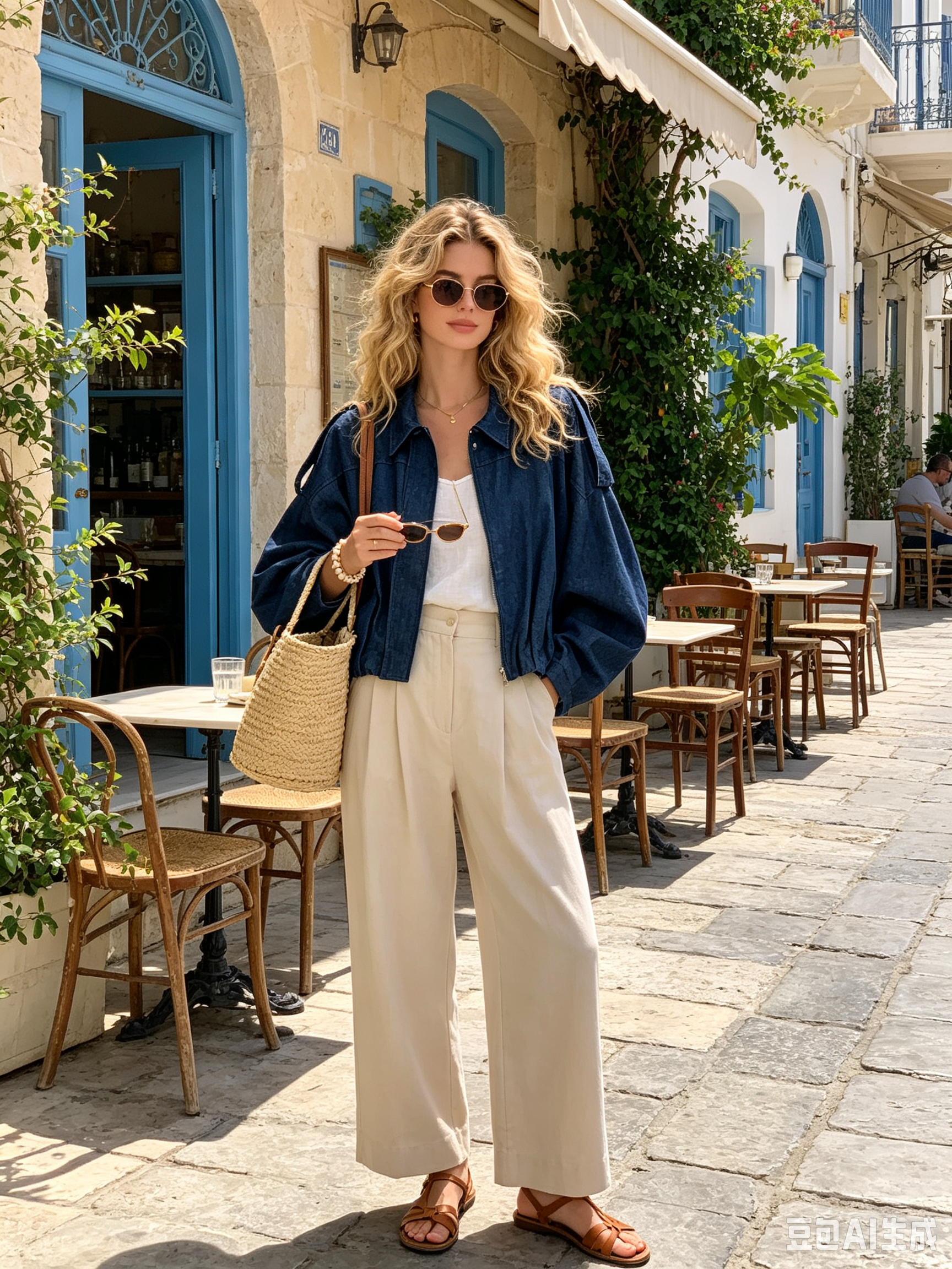 Oversize Boxy Jacket with Collar