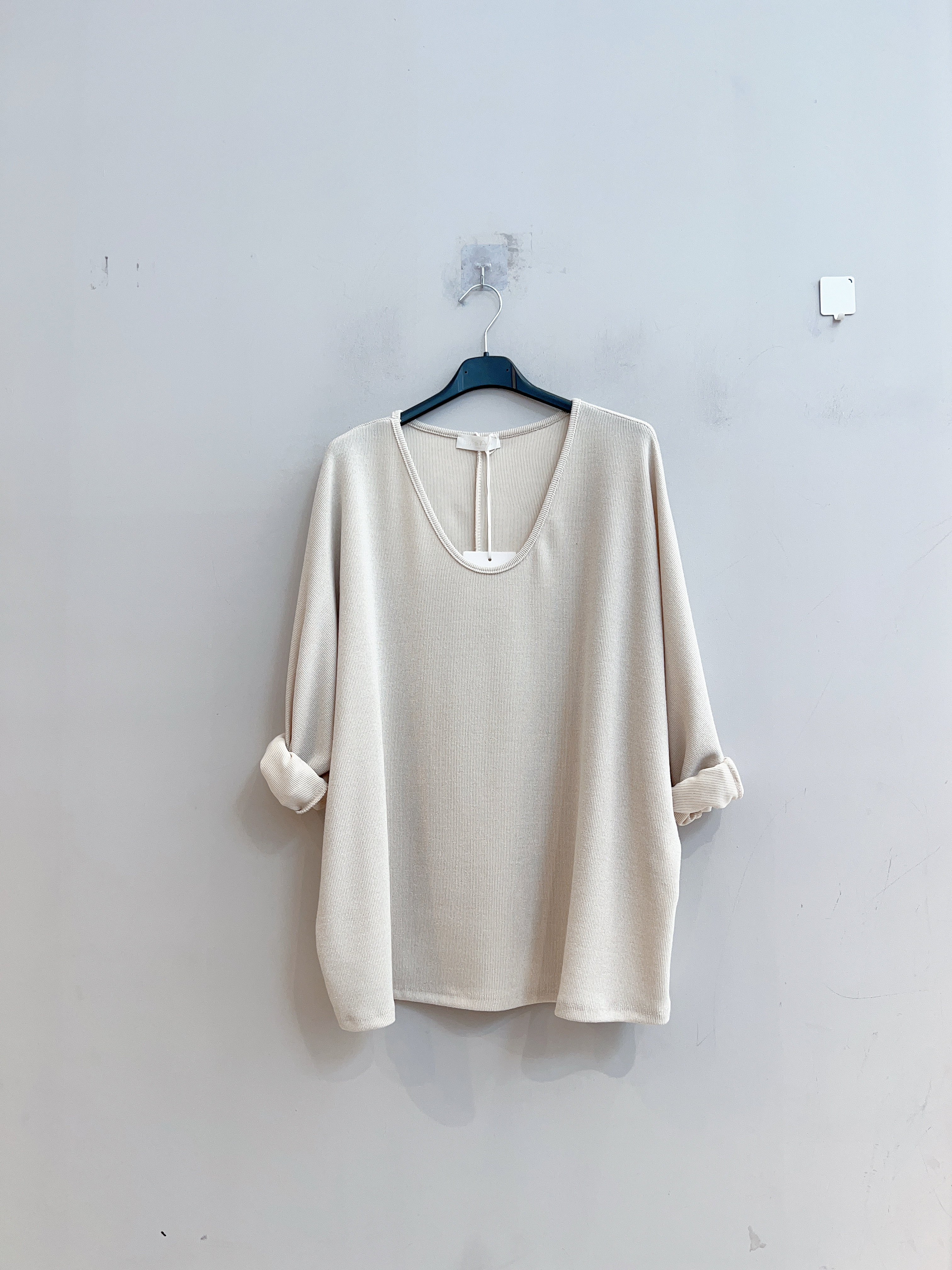 Oversized V‑Neck Tee
