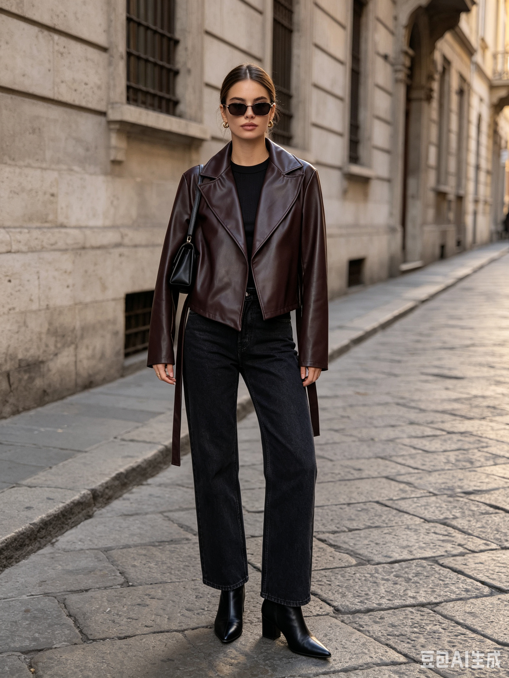 Tailored Tie-Waist Jacket