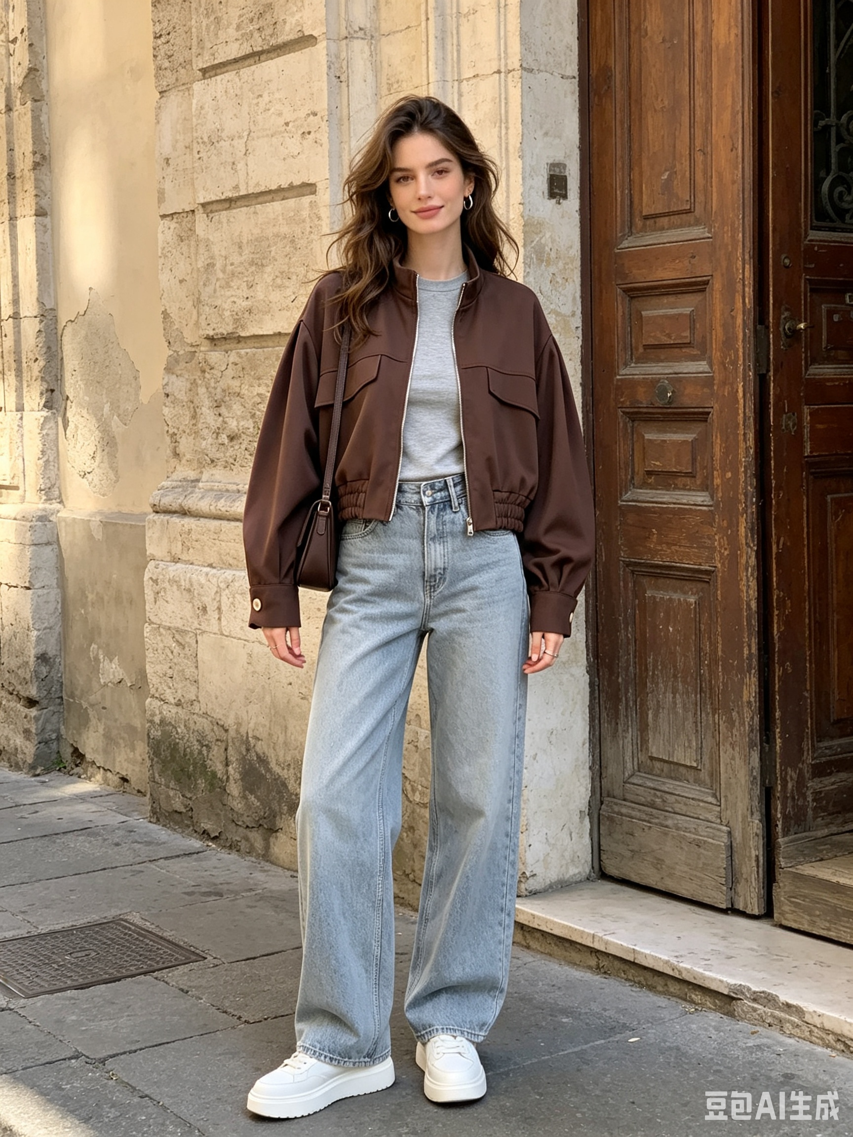 Cropped Oversize Jacket