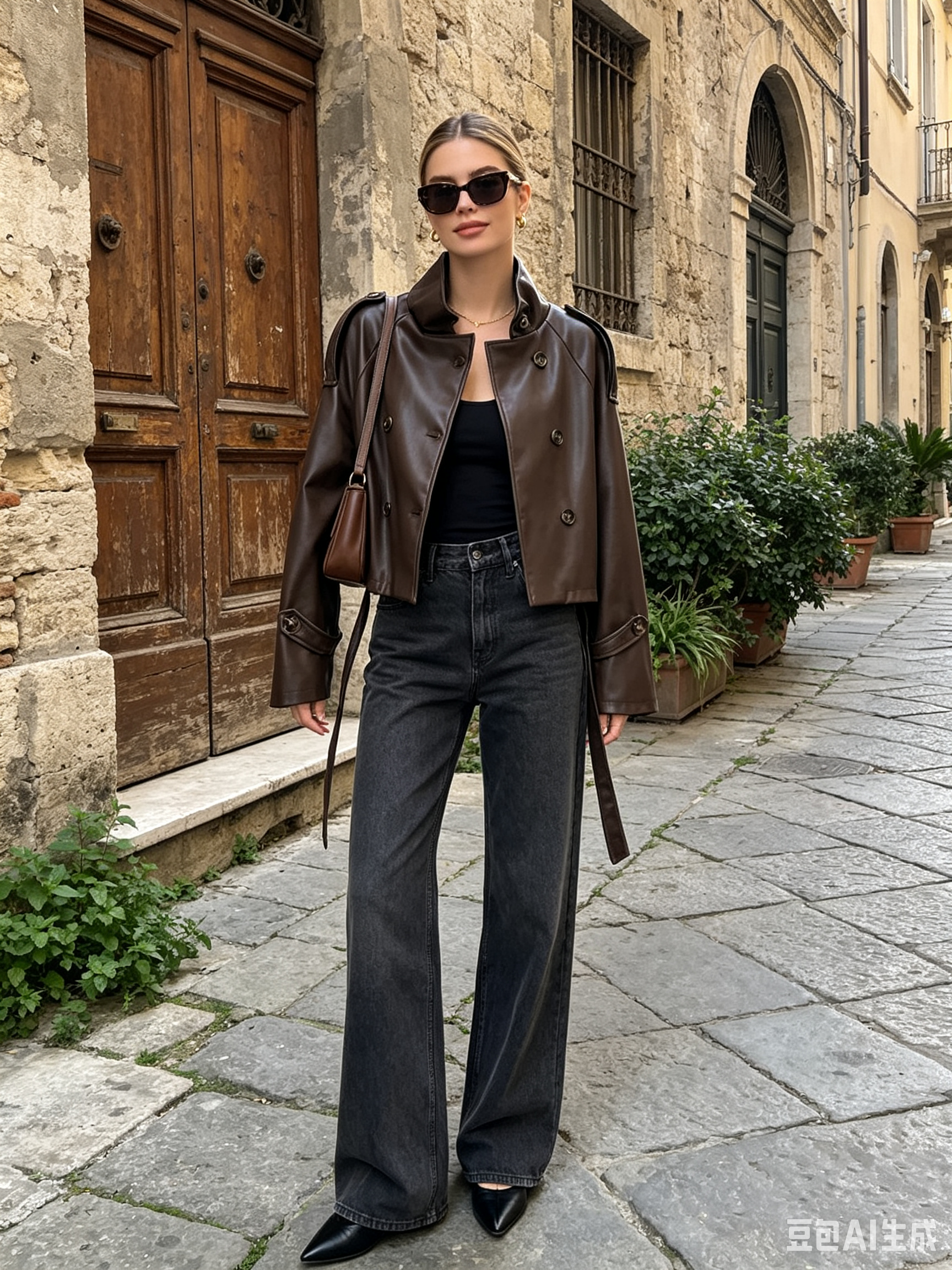 Tailored Jacket with Collar