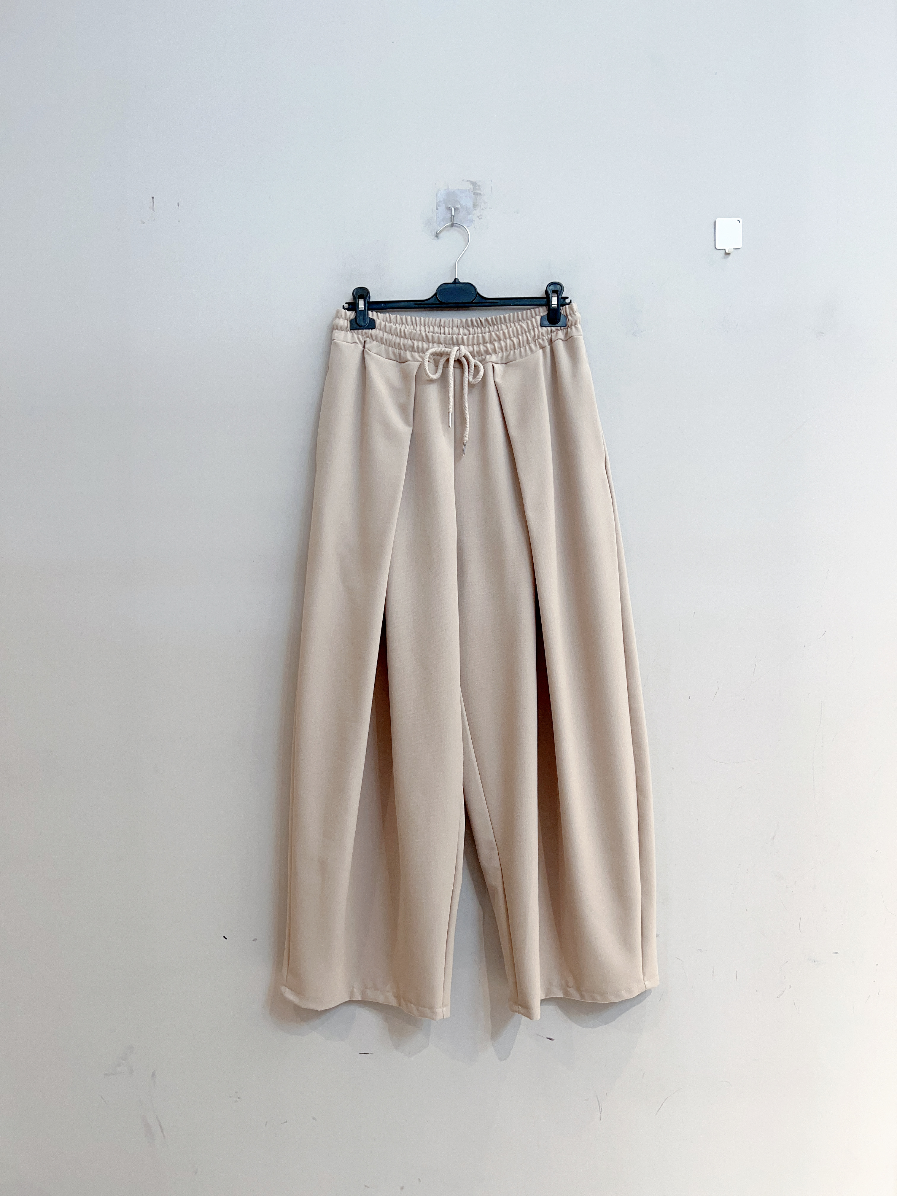 Wide‑Leg Drawstring Trousers