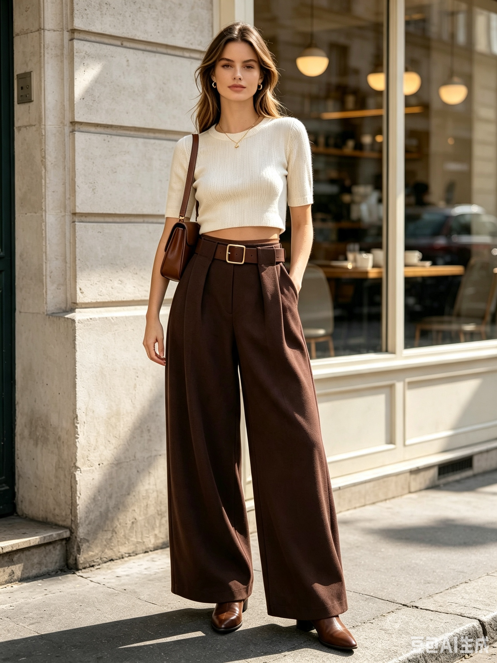 Wide-Leg Elegant Trousers