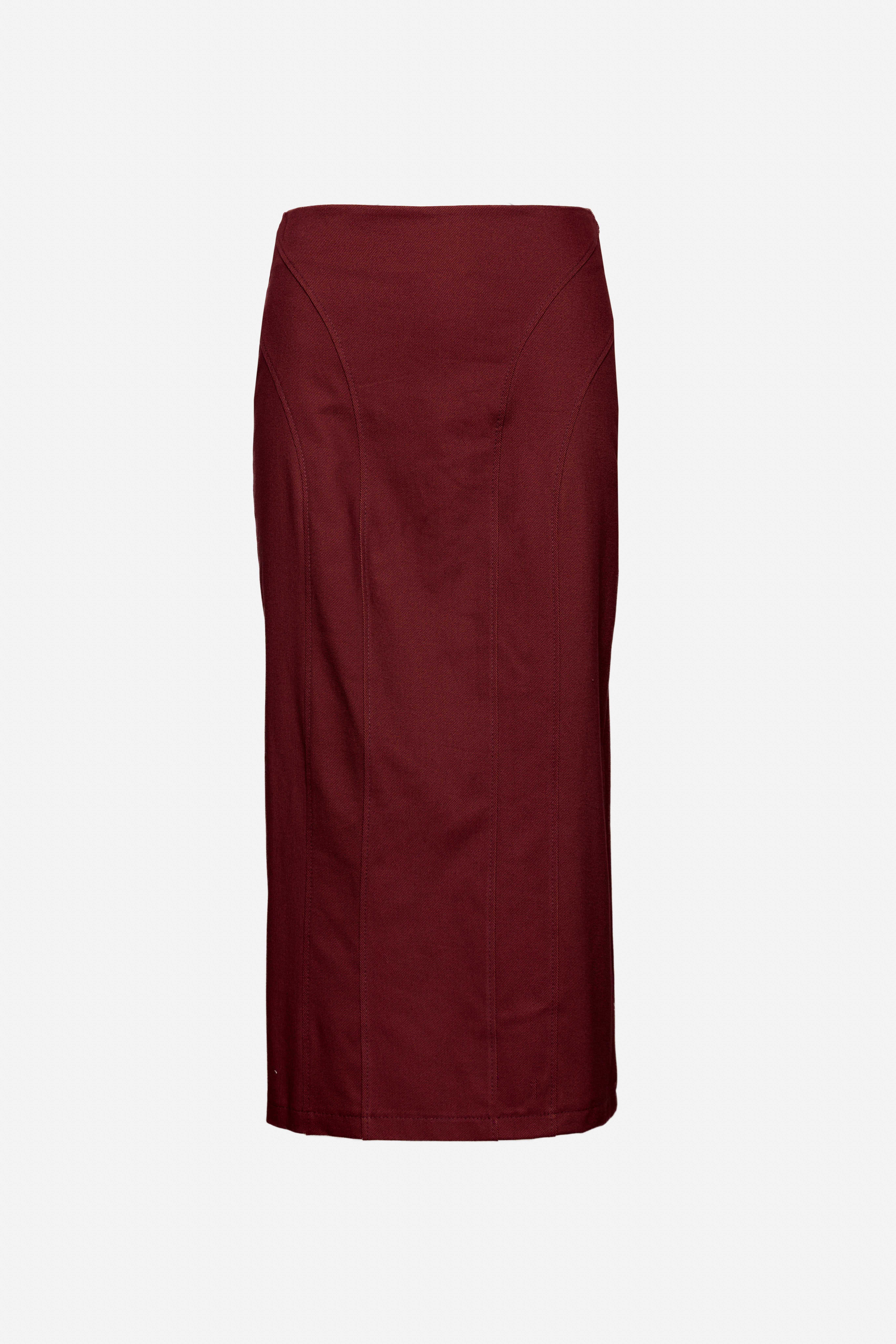 Pencil Maxi Skirt with Pleats