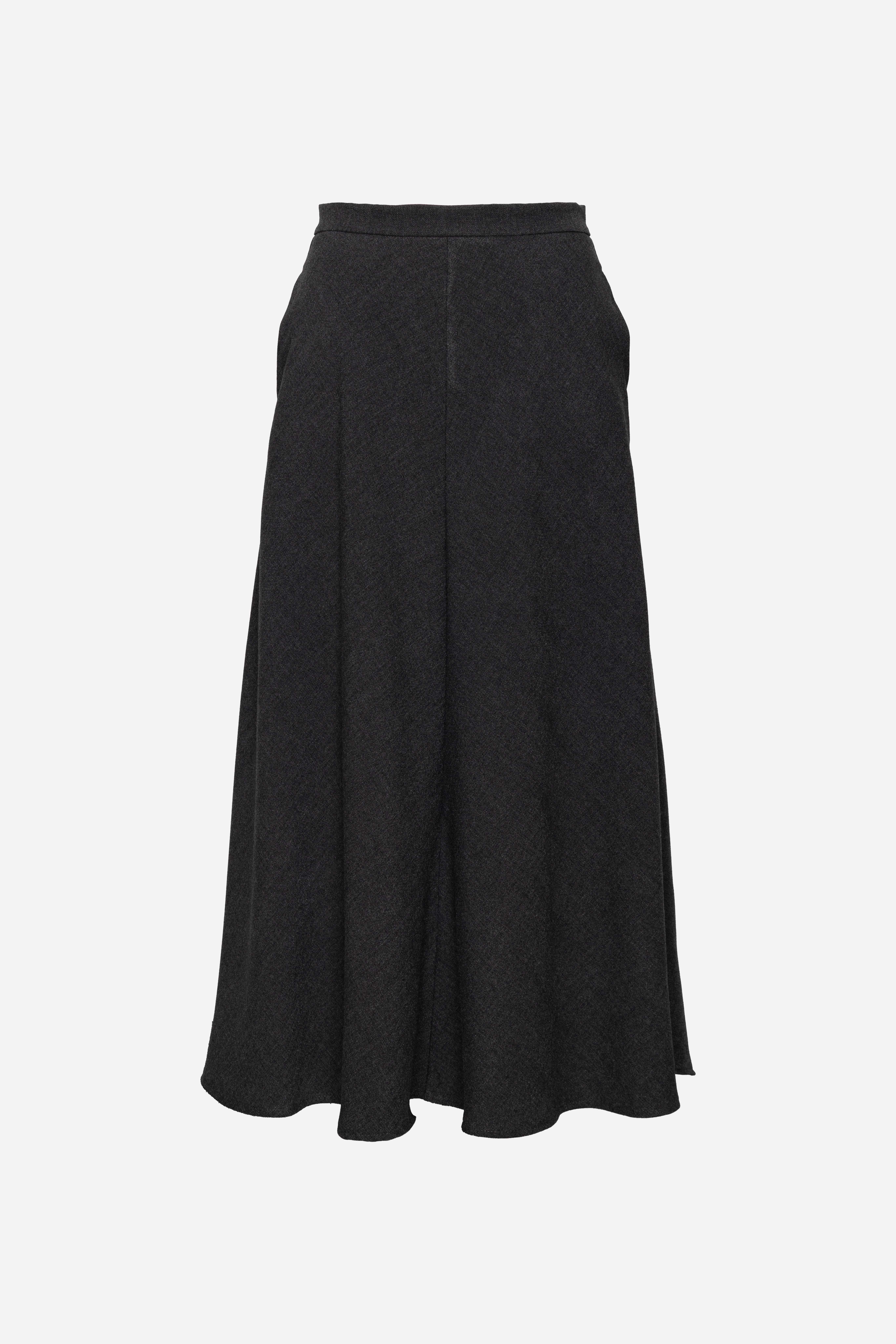 A-Line Maxi Skirt with Back Zip