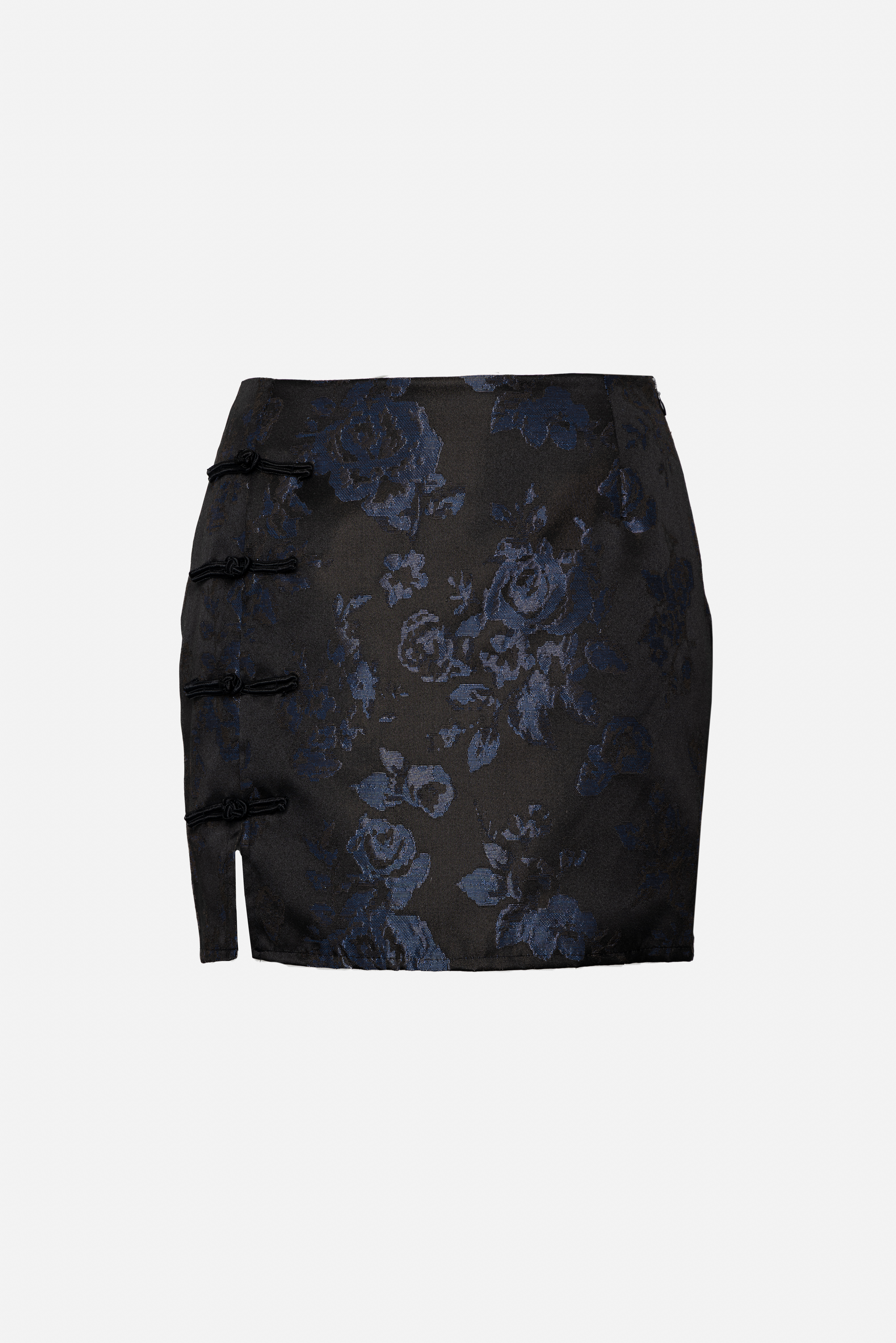 Mini Pencil Skirt — Floral