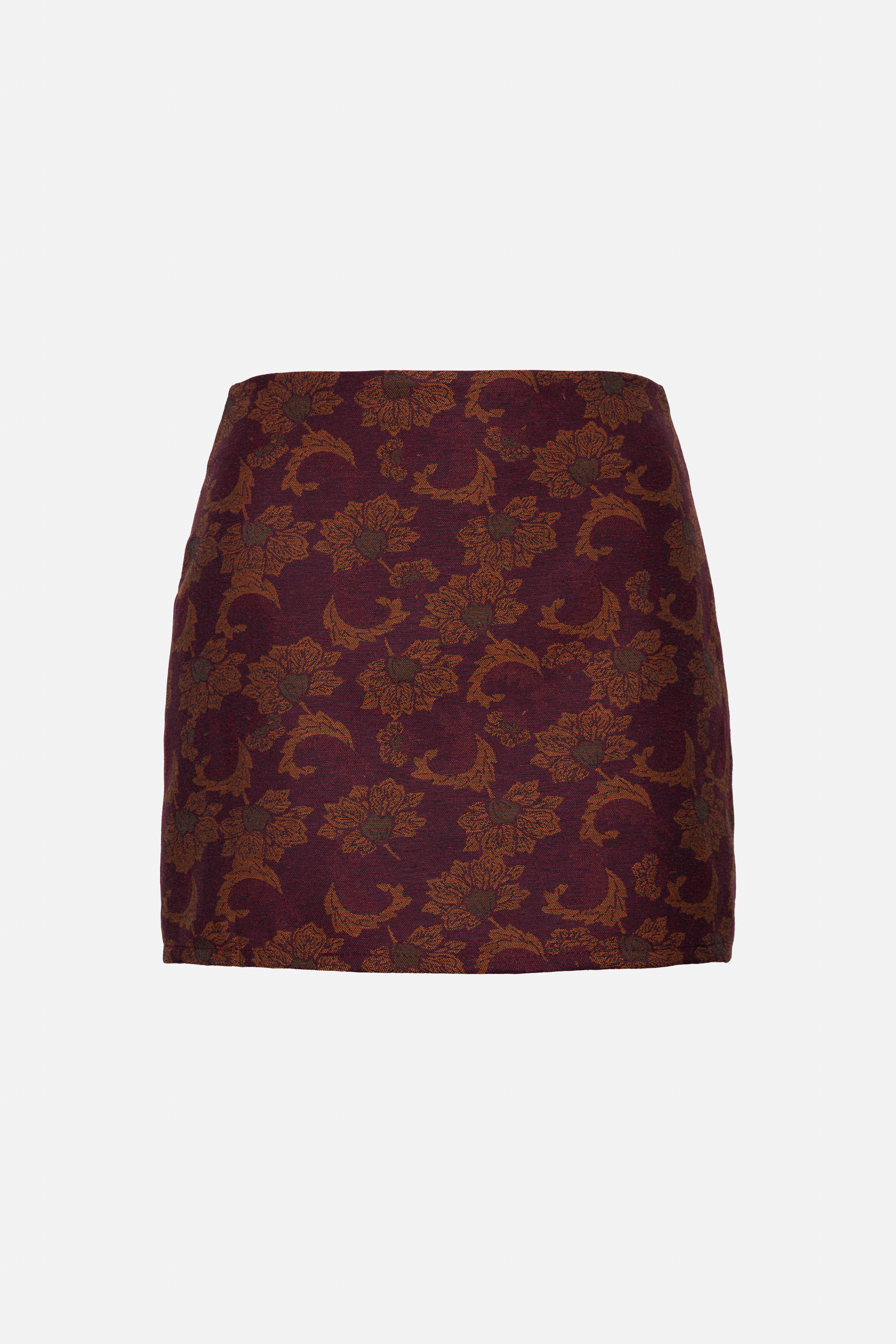 Floral Pencil Mini Skirt